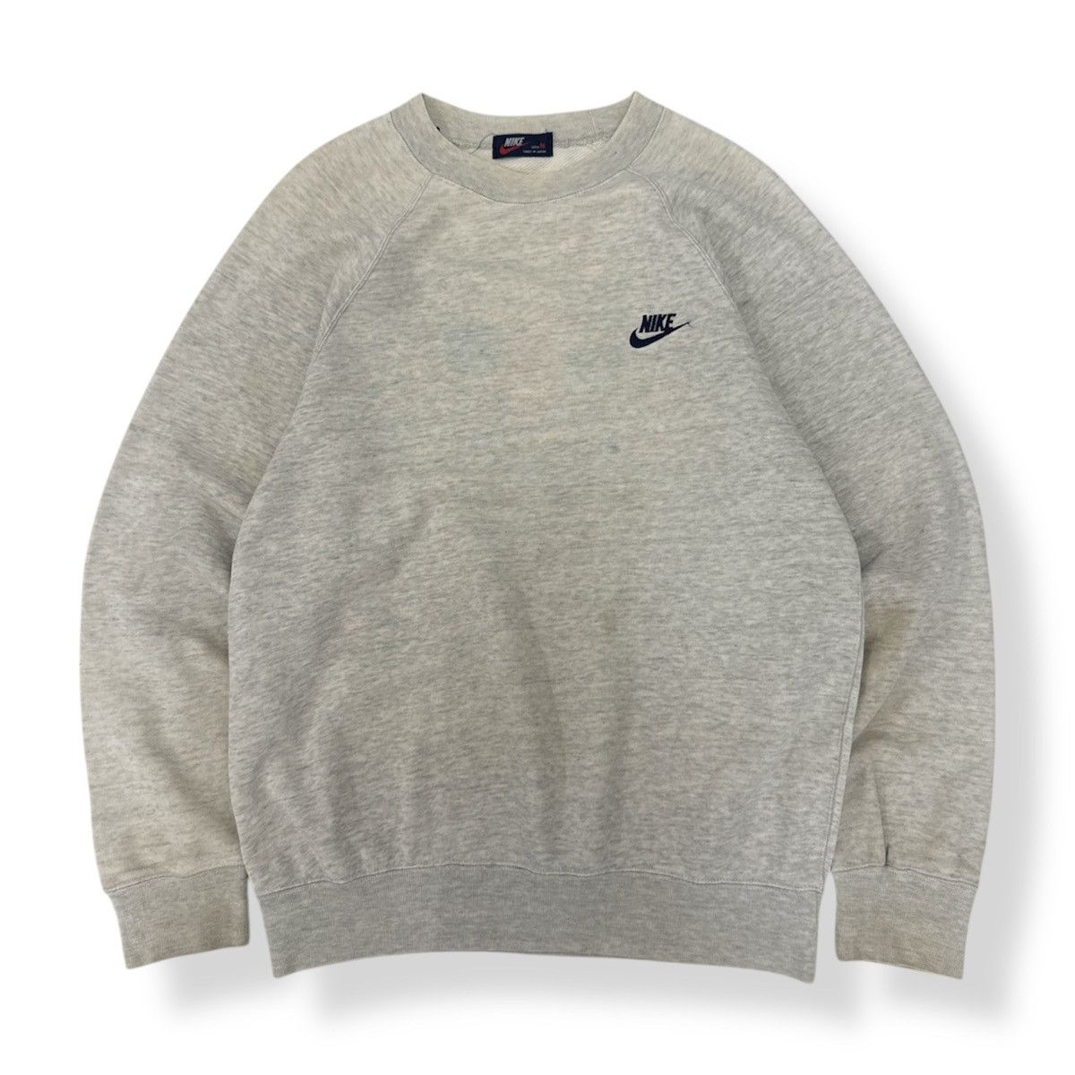 Nike 🔥 Japan 90s Nike Distressed Streetwear Sweat Embroided Logo Size US L / EU 52-54 / 3 - 1 Thumbnail