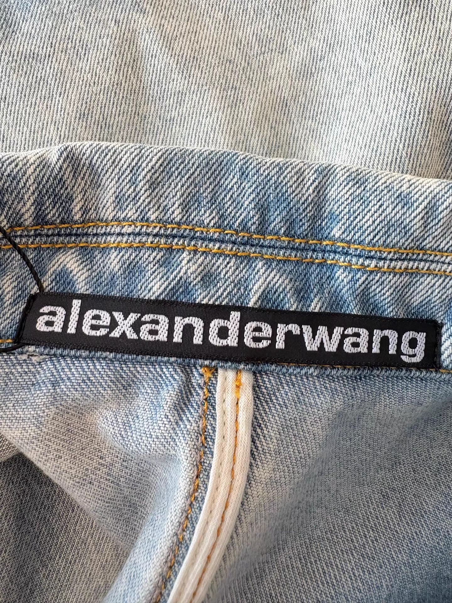 Alexander Wang ALEXANDER WANG Mid-Length Washed Denim Jacket Size US XS / EU 42 / 0 - 5 Thumbnail