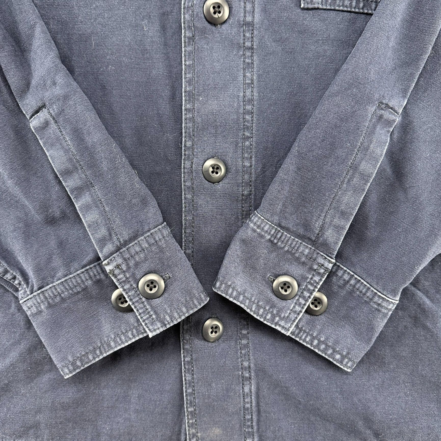 Filson Filson Jacket Mens XL Blue Navy Button Up Long Sleeve Shirt Field Jac Canvas Size US XL / EU 56 / 4 - 3 Thumbnail