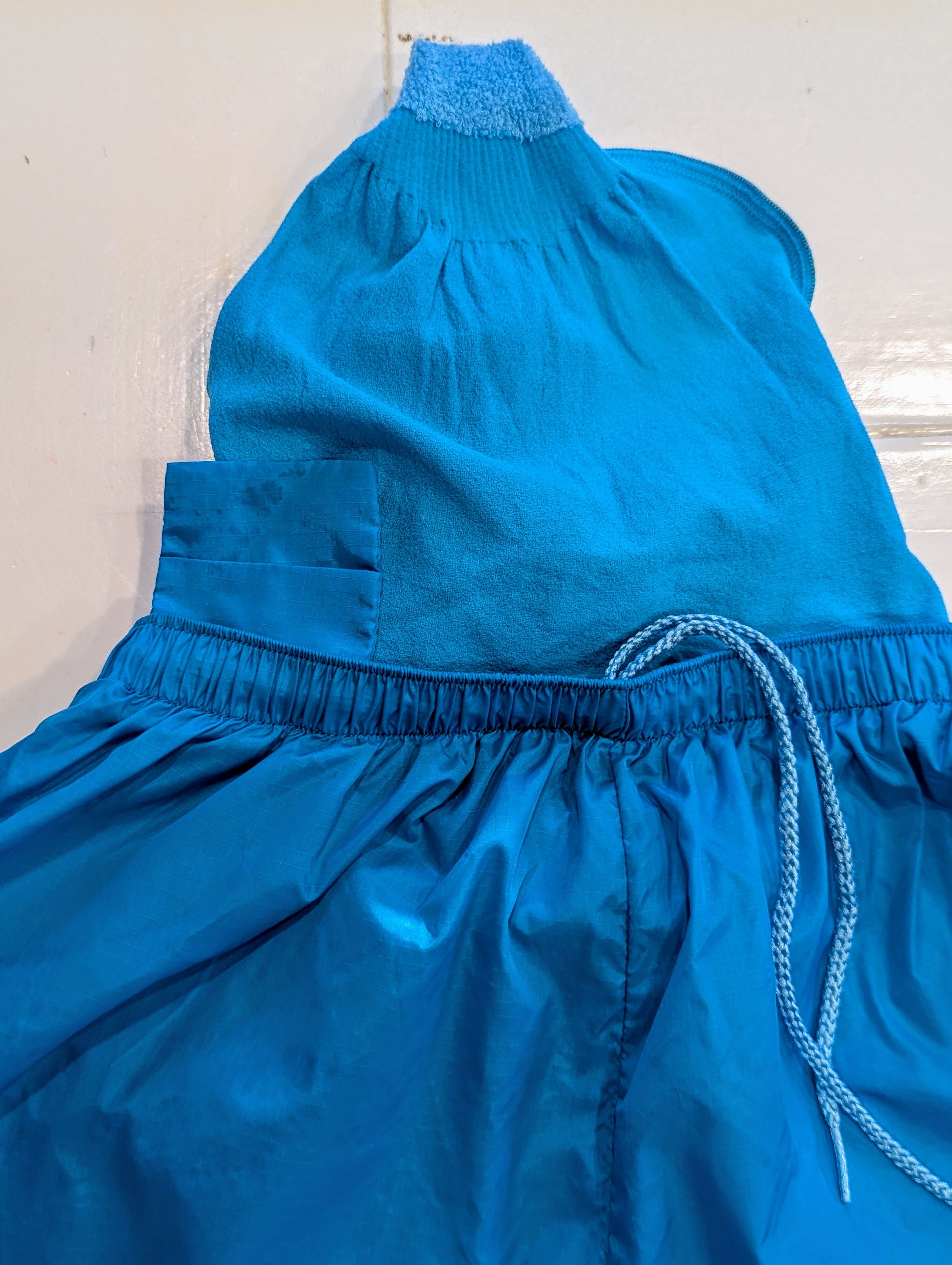 Nike Vintage 80s Nike Nylon Sprinter Shorts Blue Size M Rare Size 27" / US 4 / IT 40 - 8 Thumbnail