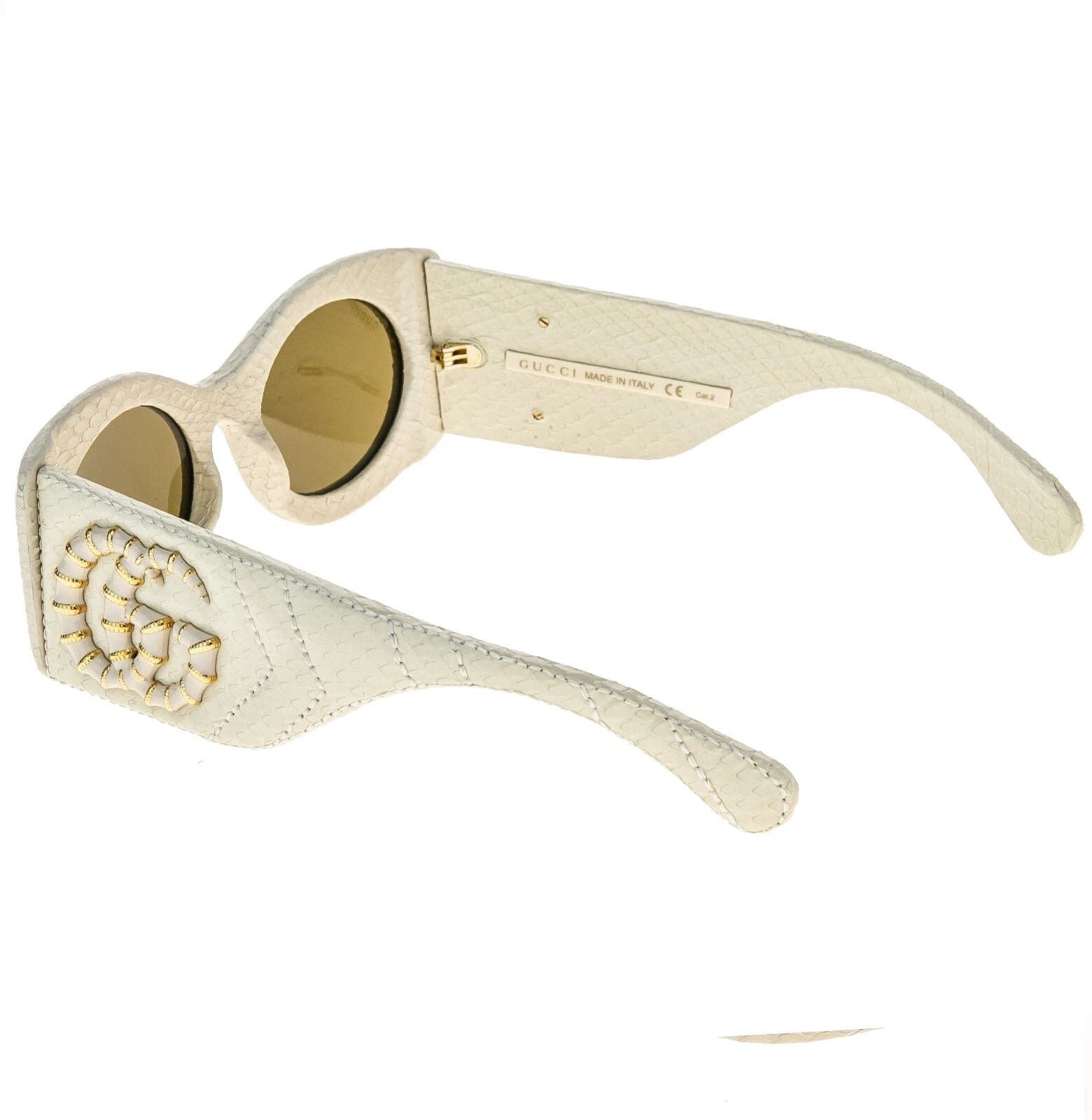 Gucci GUCCI GG0815S MATELASSE 0815 Quilted Leather Sunglasses 002 Size ONE SIZE - 8 Thumbnail