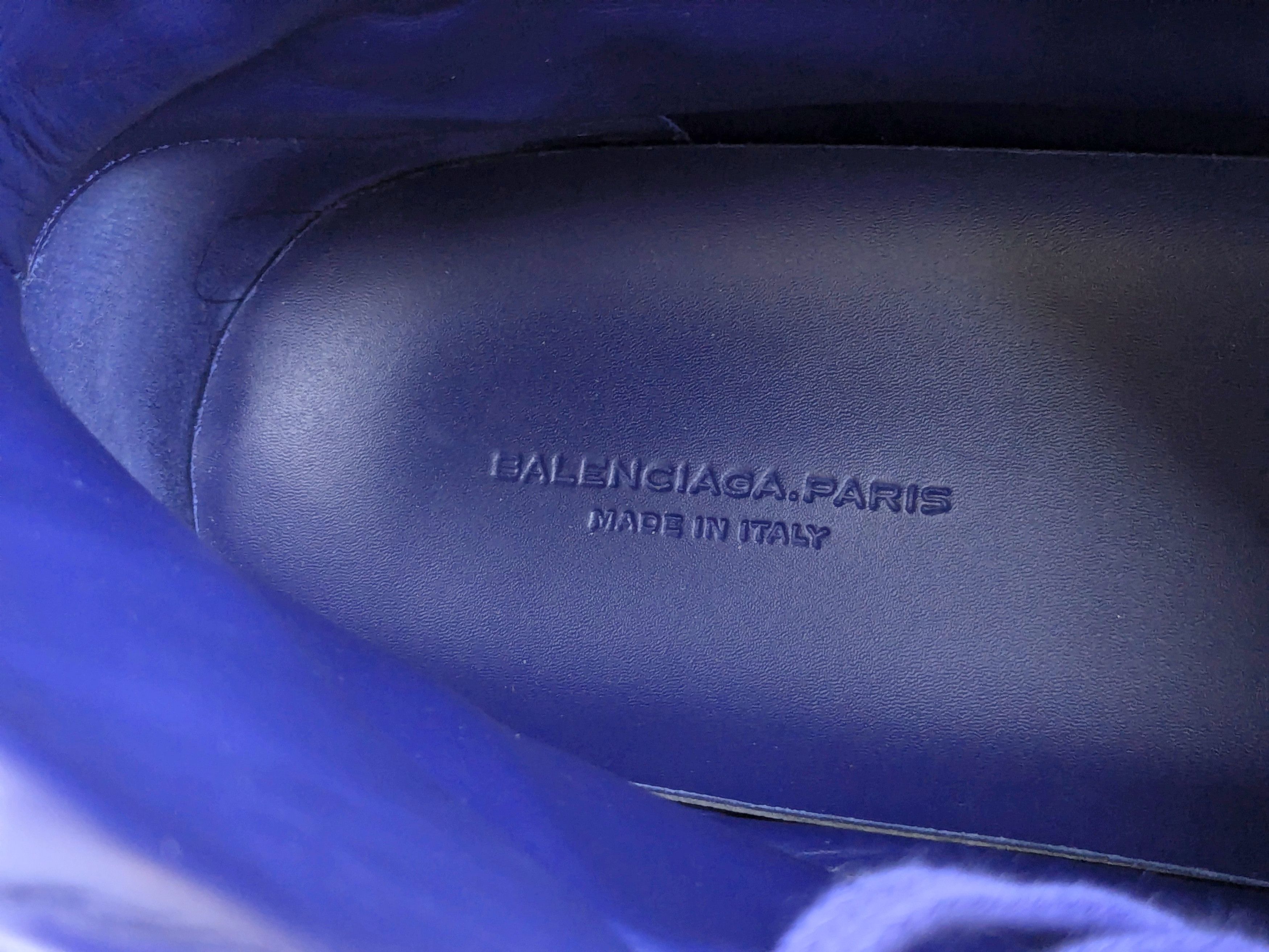 Balenciaga Balenciaga Arena Blue 13 High Tops Leather Size US 13 / EU 46 - 7 Thumbnail