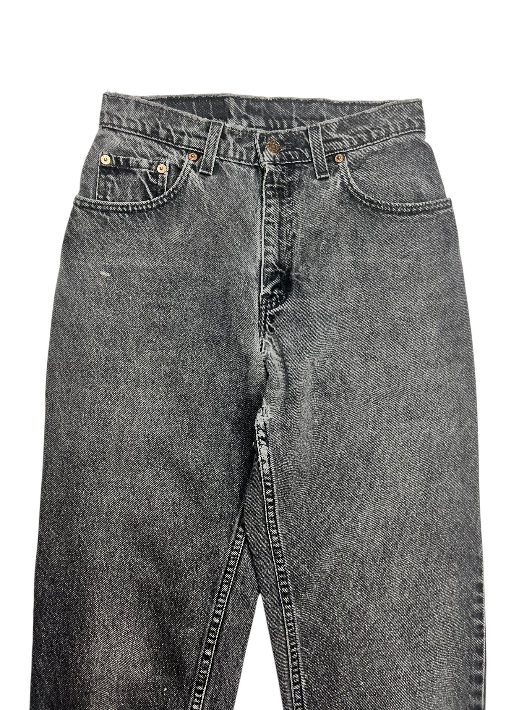 Levi's × Levi's Vintage Clothing Levi’s Extremely Faded Black 550 Jeans - 26” Size US 26 / EU 42 - 2 Thumbnail
