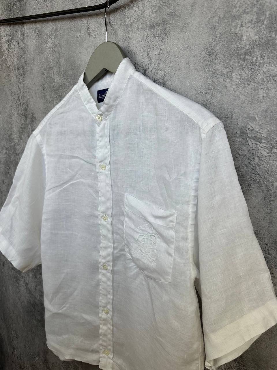 Ralph Lauren Ralph Lauren Vintage 100% Linen 3/4 Crop Shirt Button Up Size M / US 6-8 / IT 42-44 - 5 Thumbnail