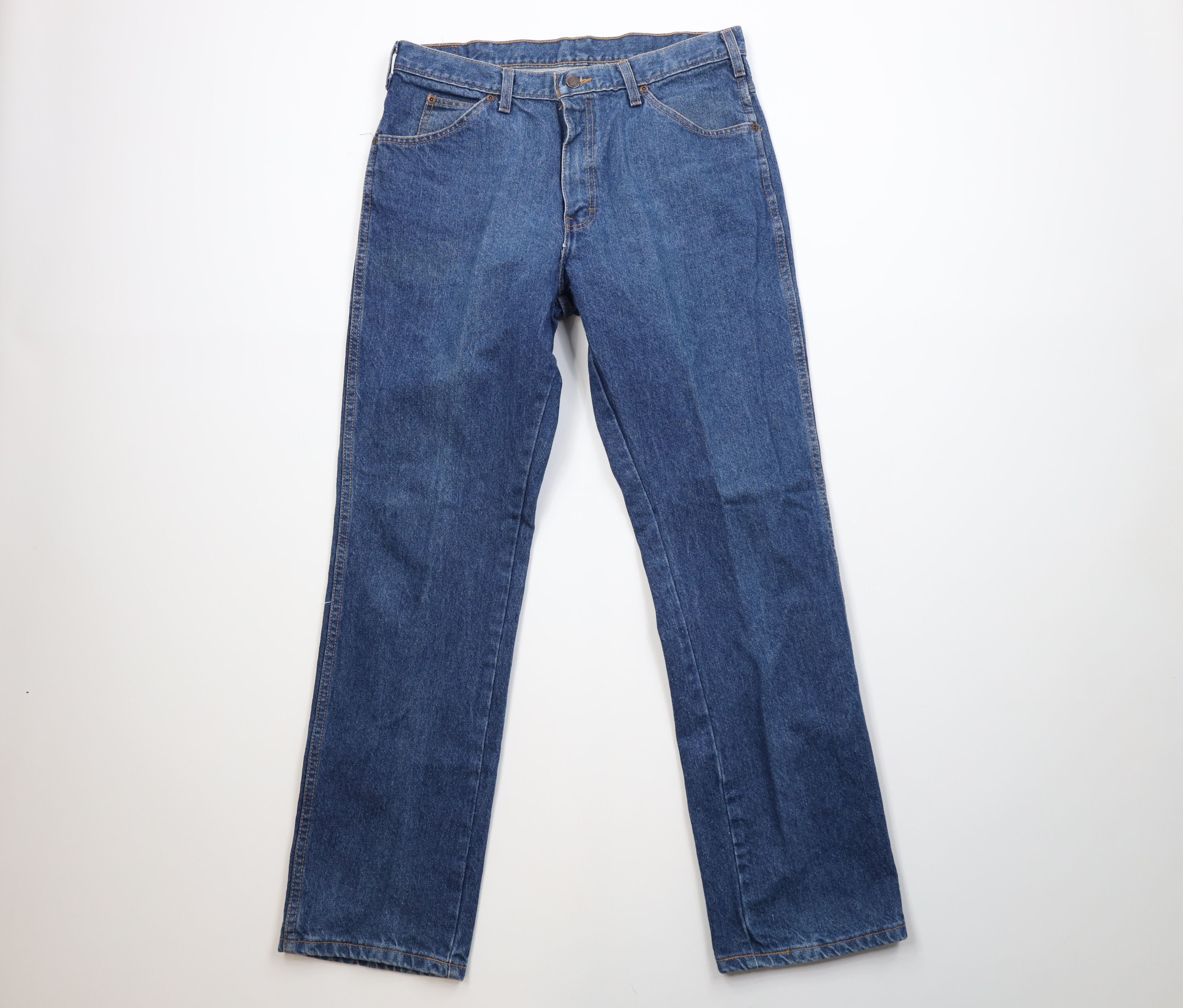 Dickies Vintage 90s Dickies Straight Leg Denim Jeans Blue Cotton Size US 34 / EU 50 - 1 Thumbnail