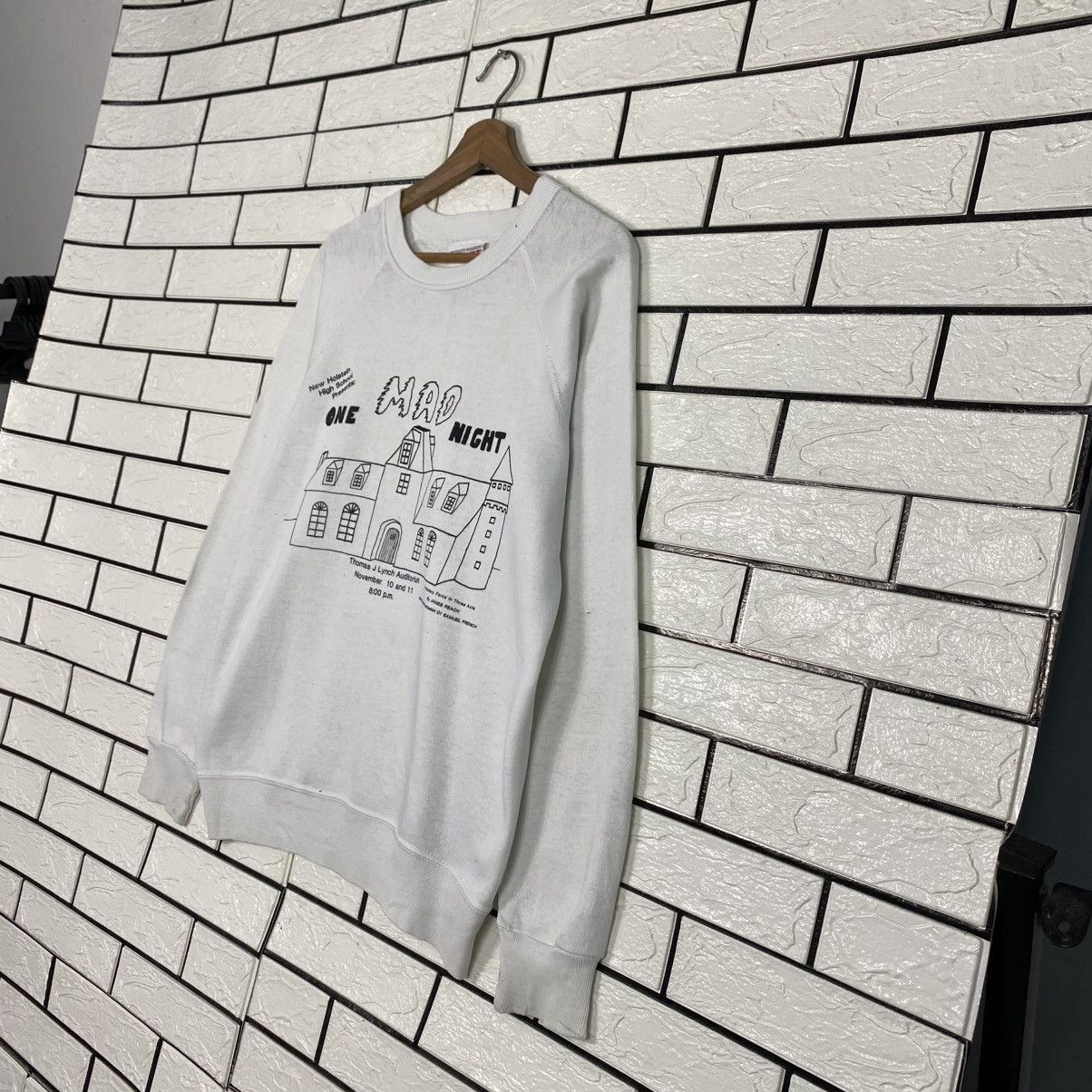 Japanese Brand 📌Vintage Sweatshirt Bassett Walker Big Logo Issey Miyake Size US L / EU 52-54 / 3 - 3 Thumbnail