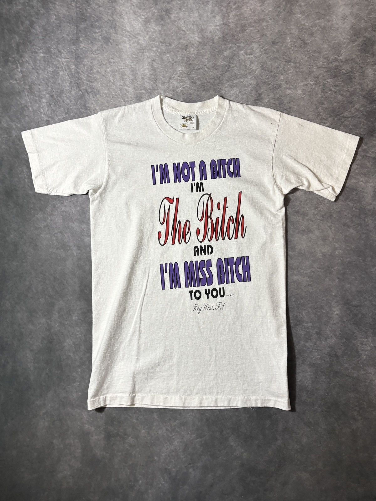 Vintage Y2K "Miss Bitch" Tee Misprint Ironic Joke Diva Vintage Brat Size US S / EU 44-46 / 1 - 1 Thumbnail