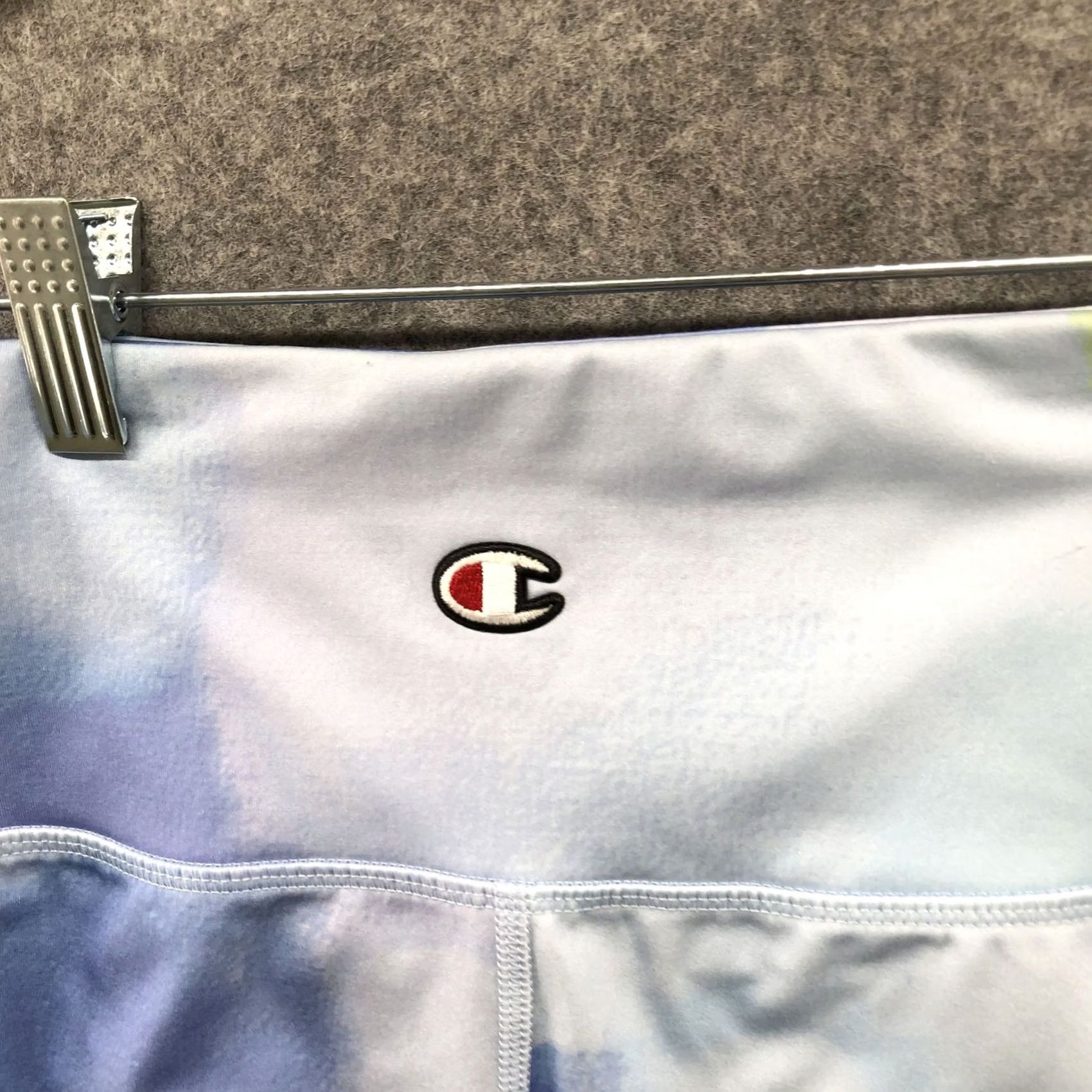Champion Champion Bike Shorts Womens M Blue Tie Dye Long Activewear Compression Size 32" / US 10 / IT 46 - 3 Thumbnail