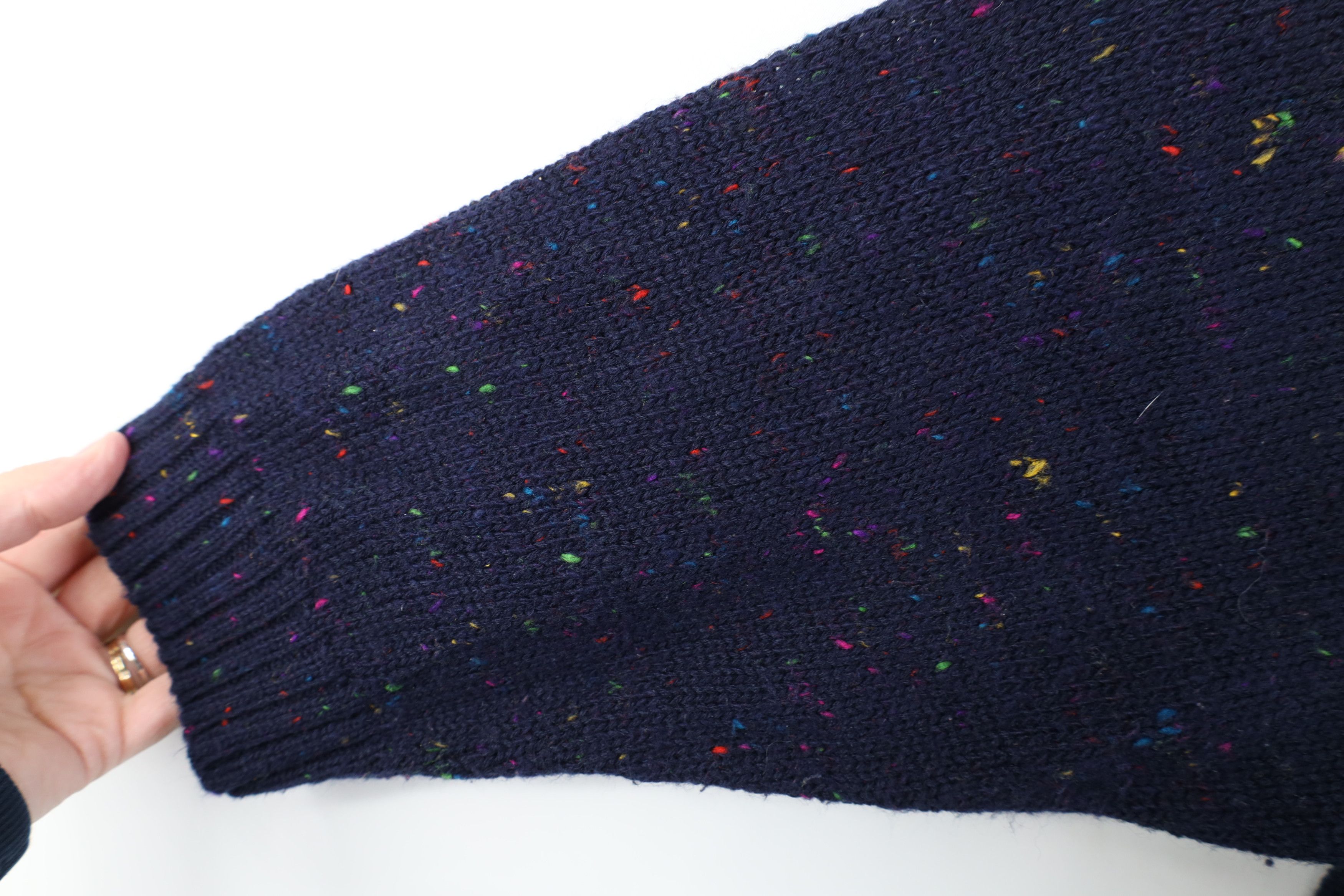 Vintage Vintage 90s Streetwear Wool Blend Mock Sweater 3/4 Sleeve Size ONE SIZE - 4 Thumbnail