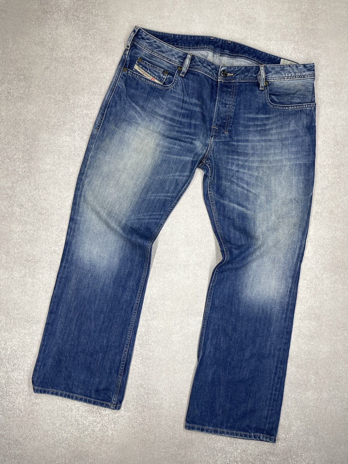 Diesel Mens Diesel Zatiny Denim Jeans Blue Y2K Size US 36 / EU 52 - 5 Thumbnail