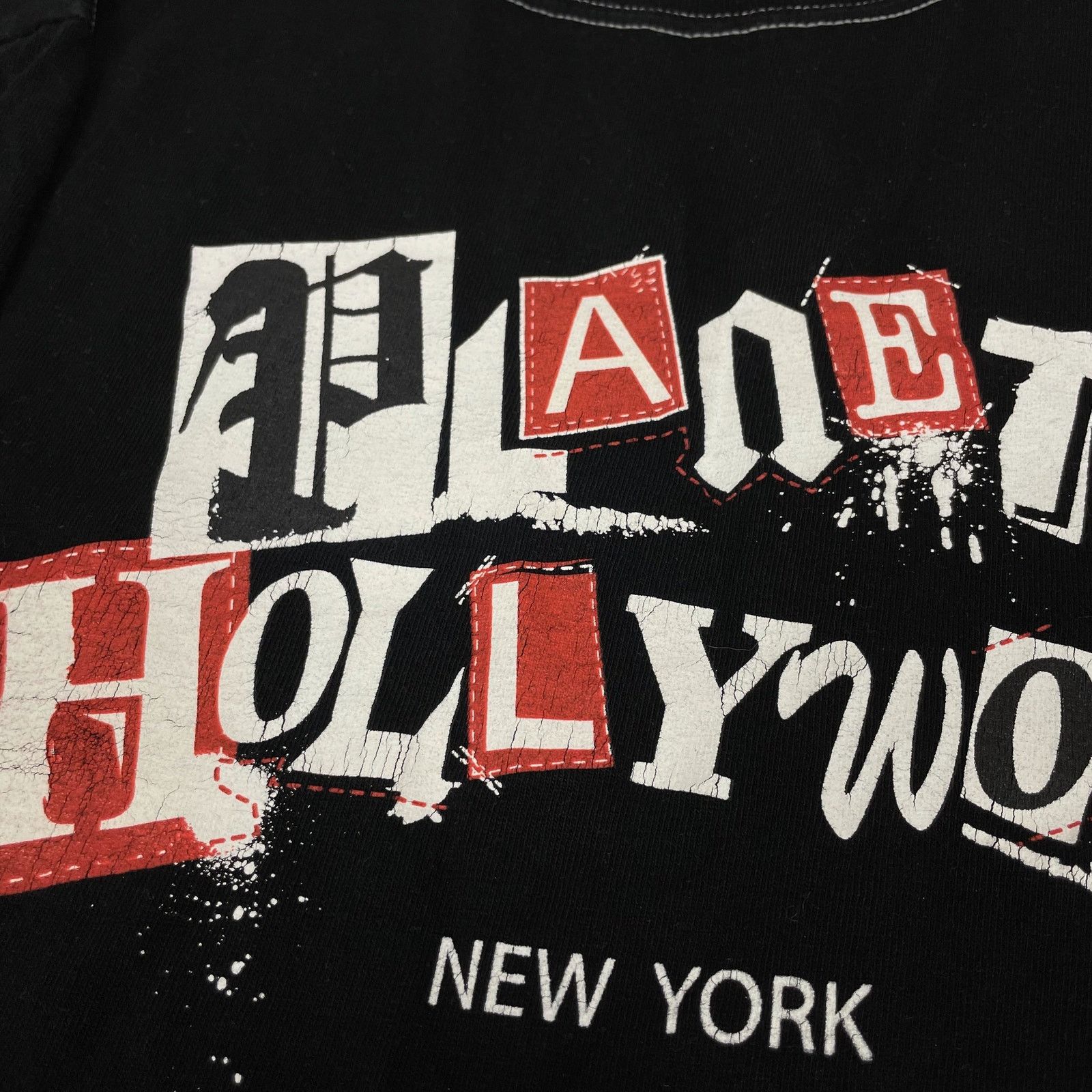 Planet Hollywood × Vintage Planet Hollywood Men Black Cotton Short Sleeve T-Shirt Large Size US L / EU 52-54 / 3 - 4 Thumbnail