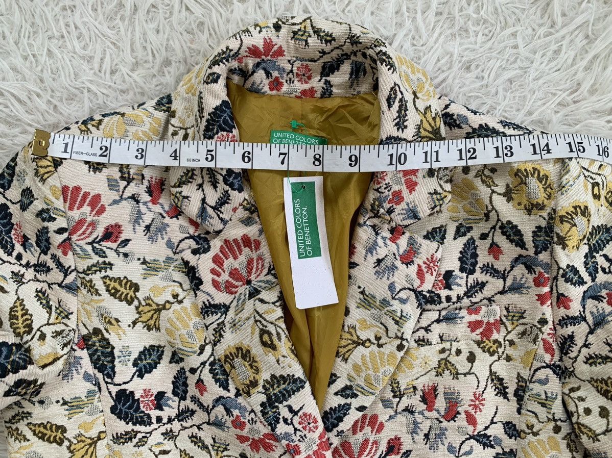 United Colors Of Benetton Cozy Flowers Art United Colors Of Benetton Jacket Size M / US 6-8 / IT 42-44 - 17 Thumbnail