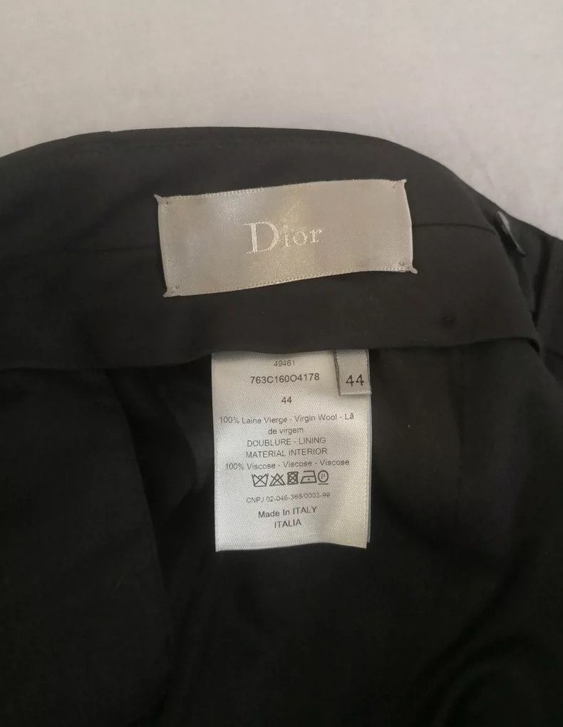 Dior Dior Golden bee embroidered casual wool trousers 2504-Nexta Size US 28 / EU 44 - 3 Thumbnail