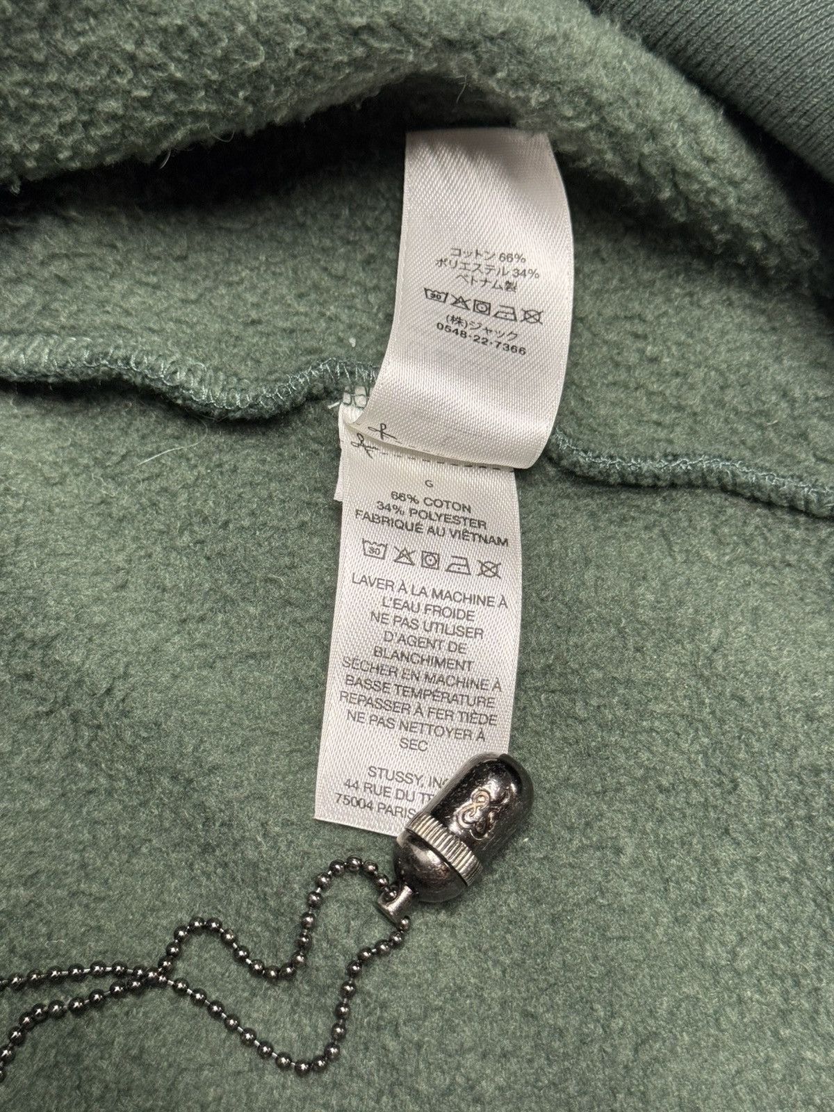 Stussy Stussy overlock Varsity raglan crew pine green Size US L / EU 52-54 / 3 - 8 Thumbnail
