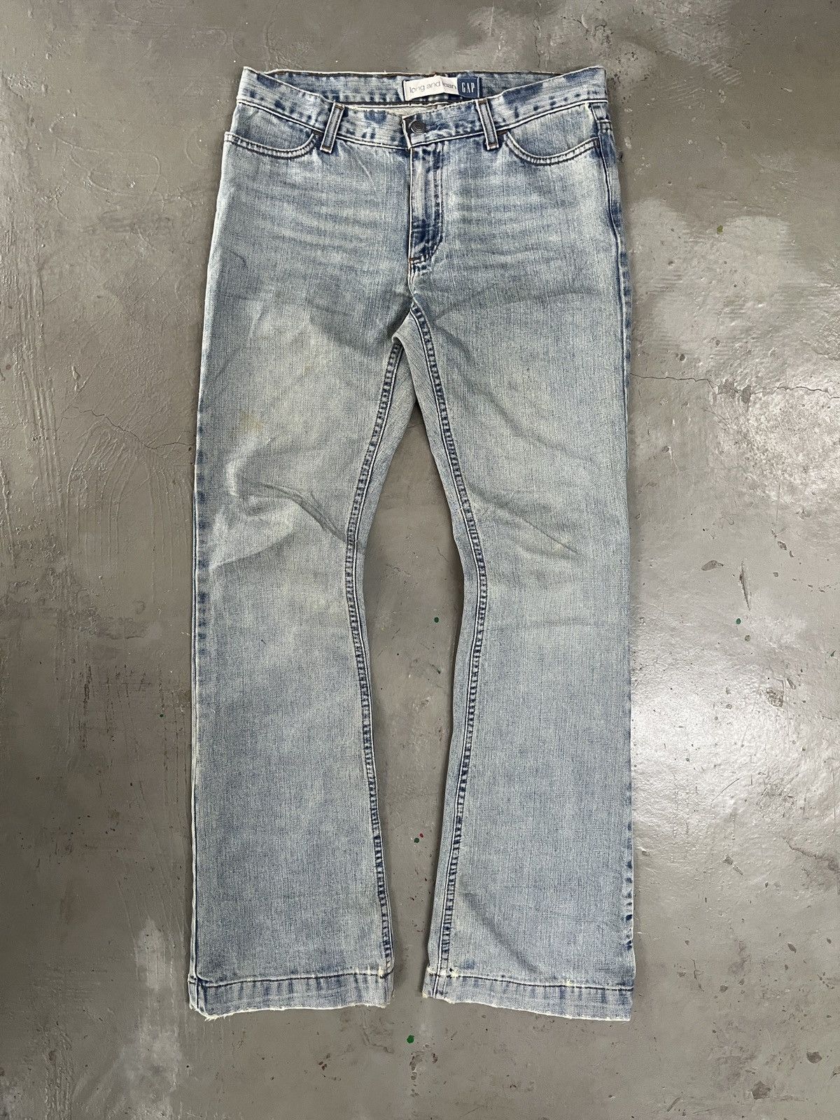 Gap Inspired by Celine Hedi Slimane Dylan Washed Flare Jeans
