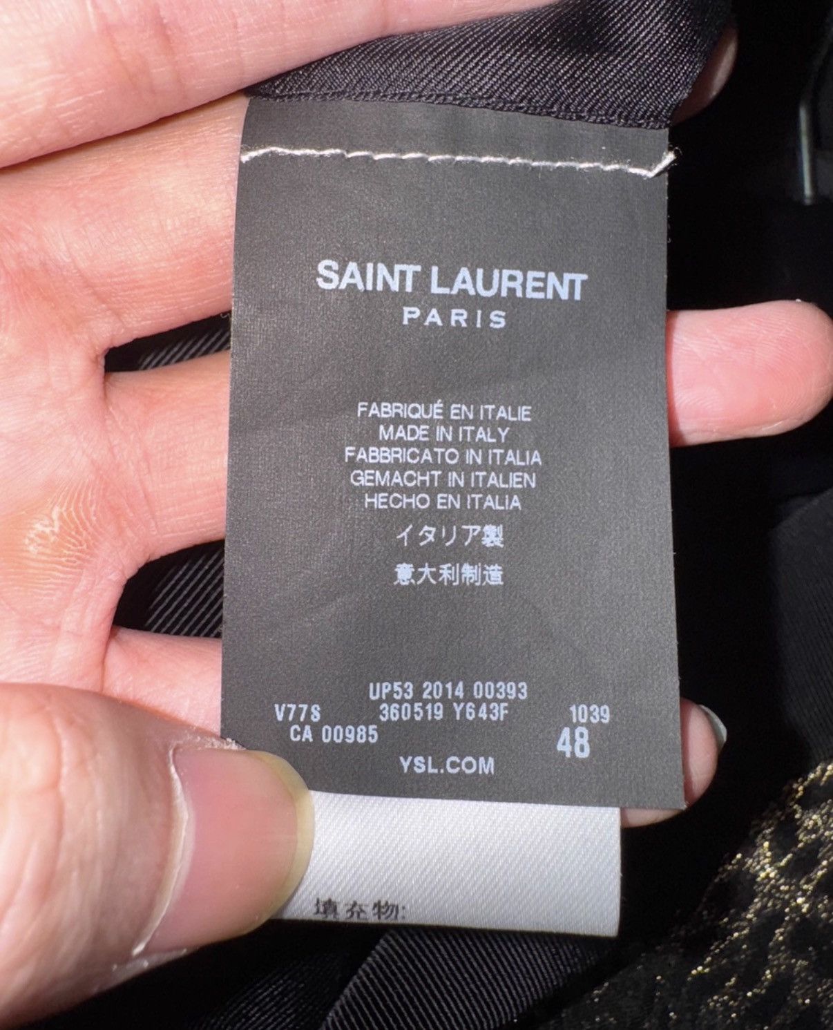 Saint Laurent Paris Saint Laurent Shawl Collar Gradient Leopard Print Blazer Size US M / EU 48-50 / 2 - 7 Thumbnail