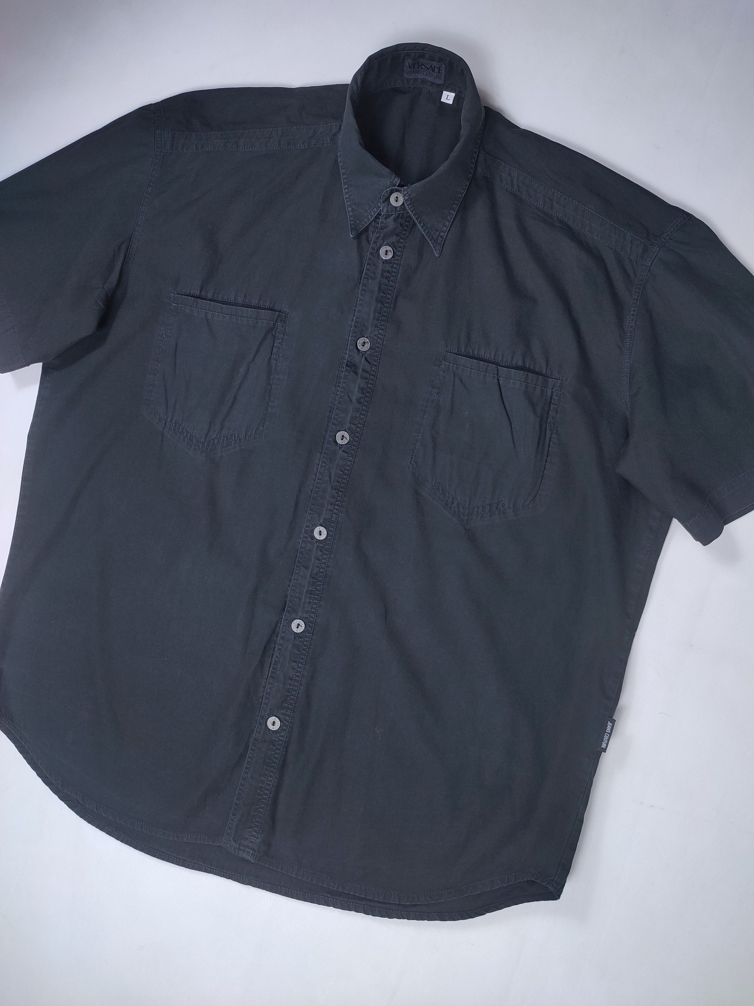 Other Vintage Versace faded metal button shirt Size US L / EU 52-54 / 3 - 5 Thumbnail