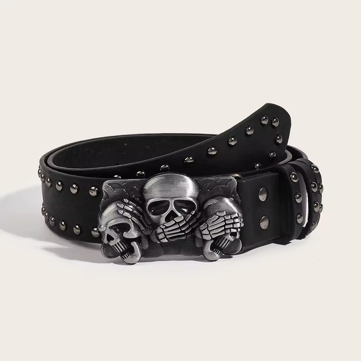 Japanese Brand × Vintage Gothic Skull Head Belt Size ONE SIZE - 1 Thumbnail