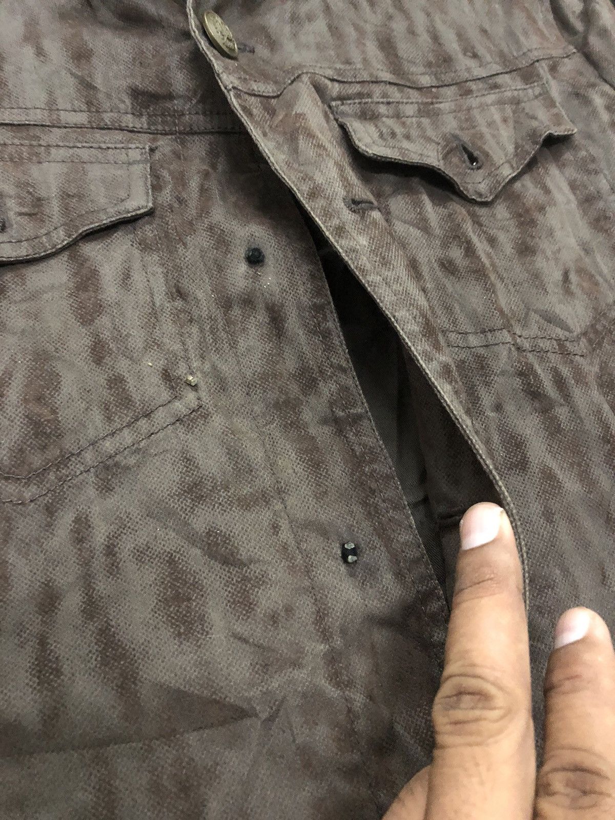 If Six Was Nine × Japanese Brand × Le Grande Bleu (L.G.B.) JAPANESE BRAND BONDAGE ACID WASH JACKET PUNK GOTHIC STYLE Size US M / EU 48-50 / 2 - 7 Thumbnail