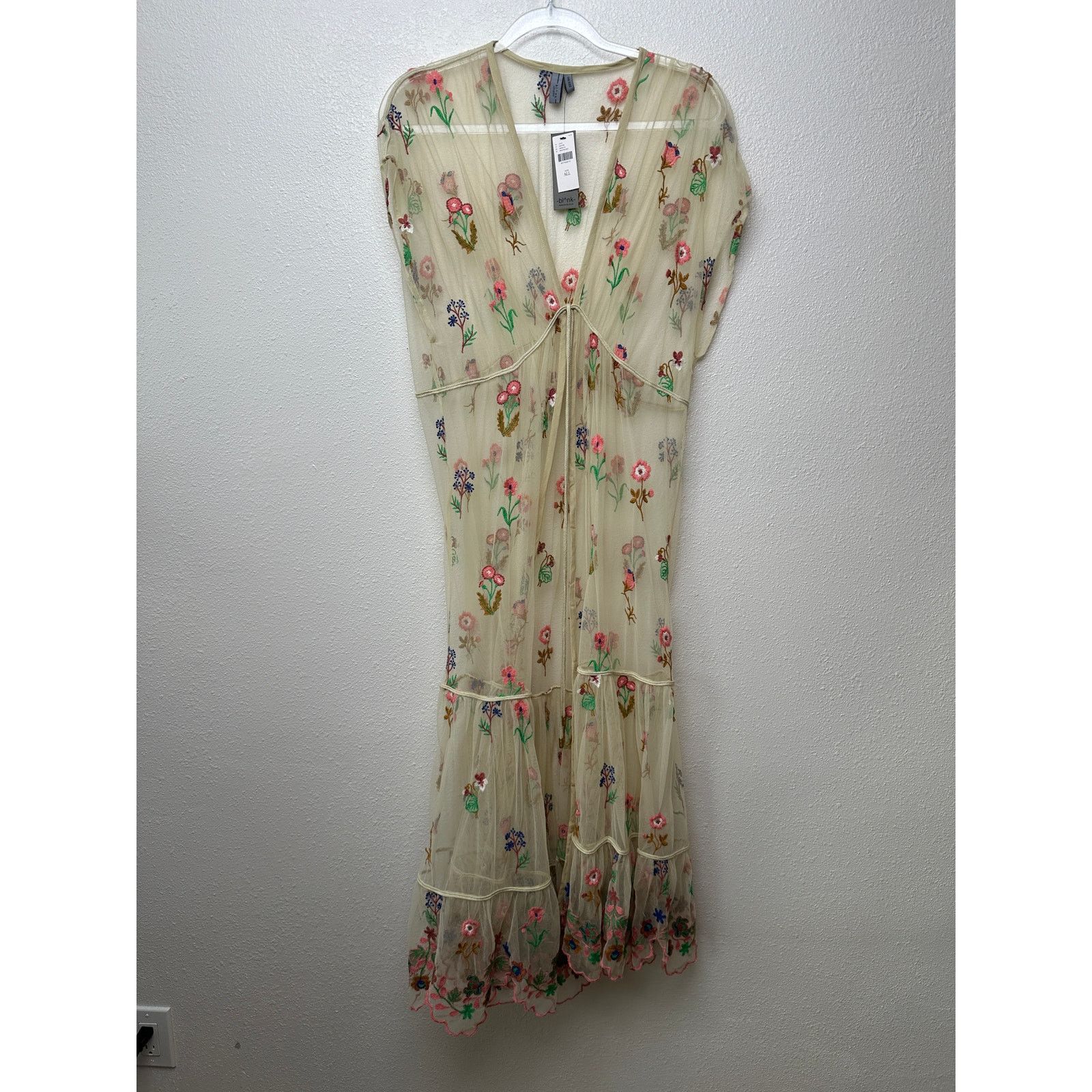 Other NWT BL-NK Women Coverup Multicolor One Size Sheer Duster Size ONE SIZE - 3 Thumbnail