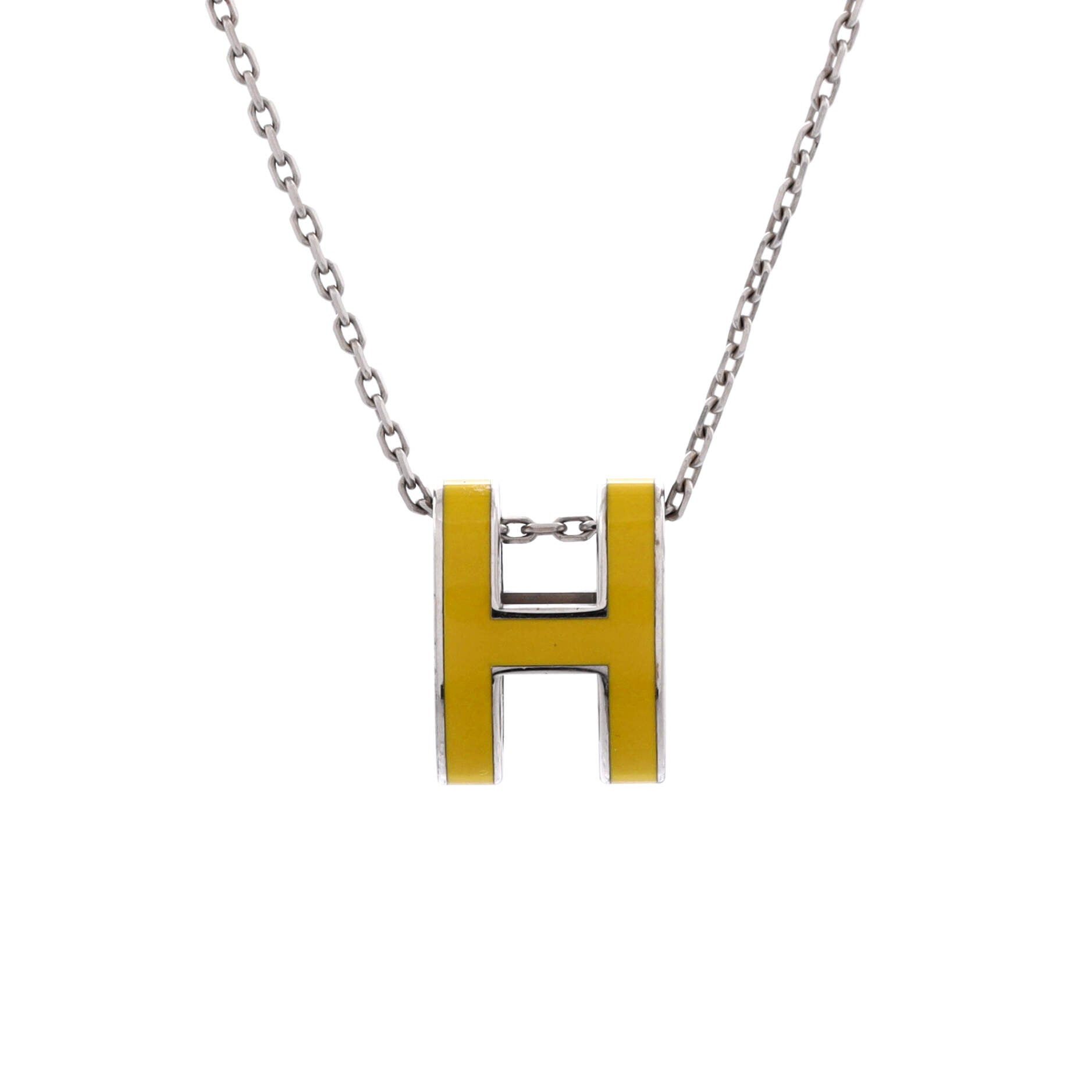 Hermes Pop H Pendant Chain Necklace Size ONE SIZE - 1 Thumbnail