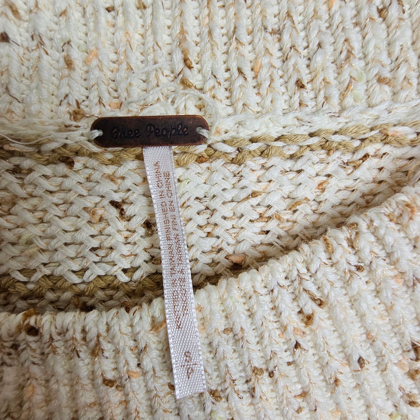 Free People Free People Starlight Striped Pullover Sweater Sz M Granola Size M / US 6-8 / IT 42-44 - 8 Thumbnail