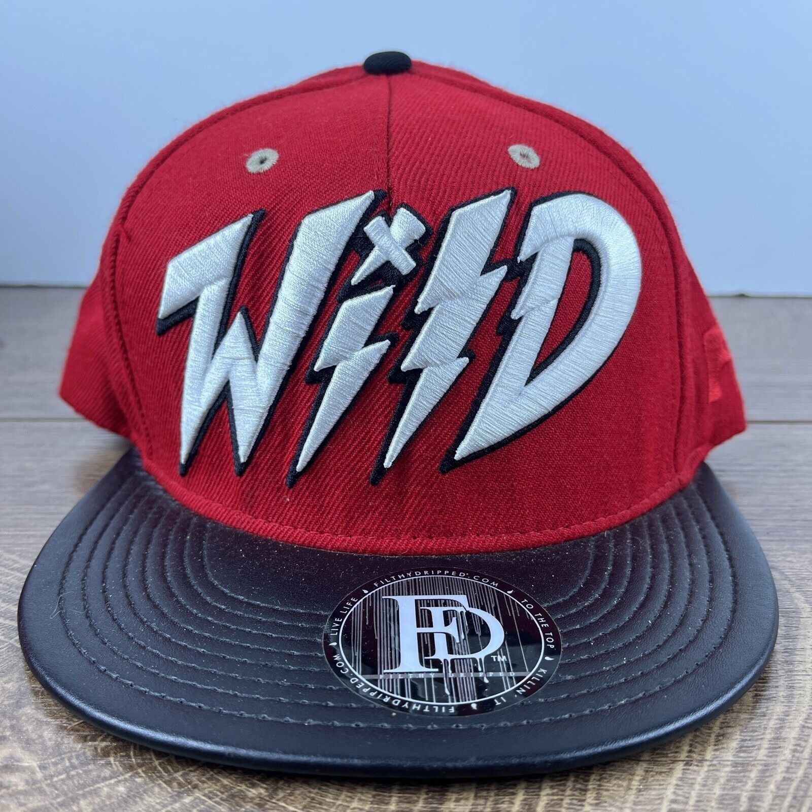 Other Wild Hat Wild Red Hat Adjustable Adult Size Hat Red Cap Size ONE SIZE - 1 Thumbnail