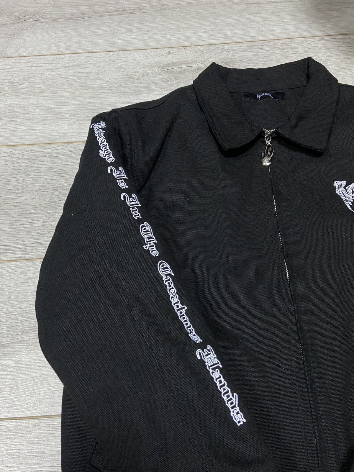 Revenge XXXTENTACION KILL WORK M JACKET BLACK big palm hand Size US M / EU 48-50 / 2 - 4 Thumbnail