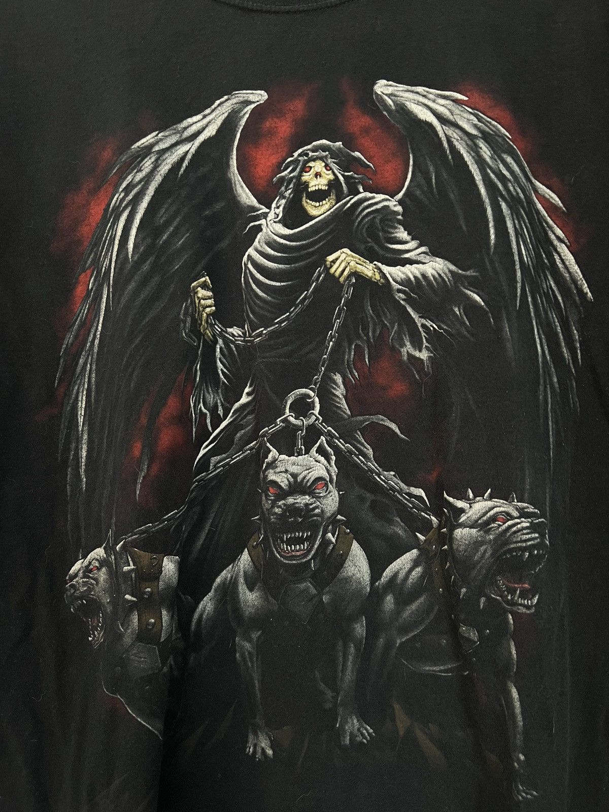 Vintage Vintage Skull tee Size US XL / EU 56 / 4 - 2 Thumbnail