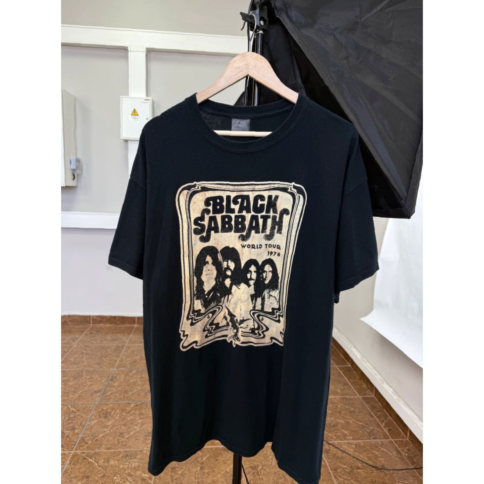 Vintage VINTAGE Black Sabbath World Tour 1978 T-Shirt XL Black Mens Shirt Large Black Sabbath World Tour 1978 T-Shirt XL Mens Size US XL / EU 56 / 4 - 2 Thumbnail