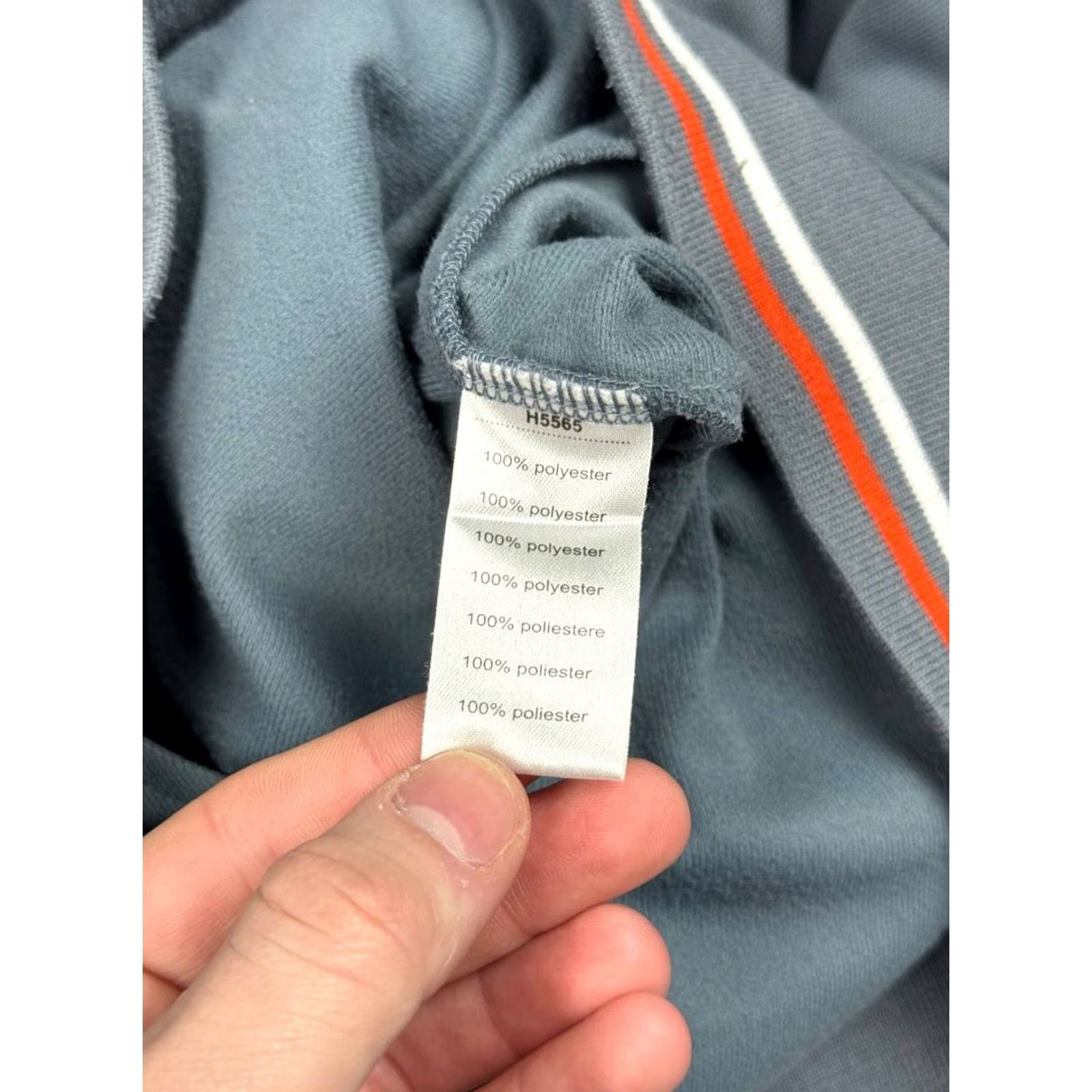 Lacoste VINTAGE Lacoste Track Suit Jacket And Pants Men 2XL Gray Tracksuit Set Logo Pockets Zipper Activewear Size 48R - 7 Thumbnail