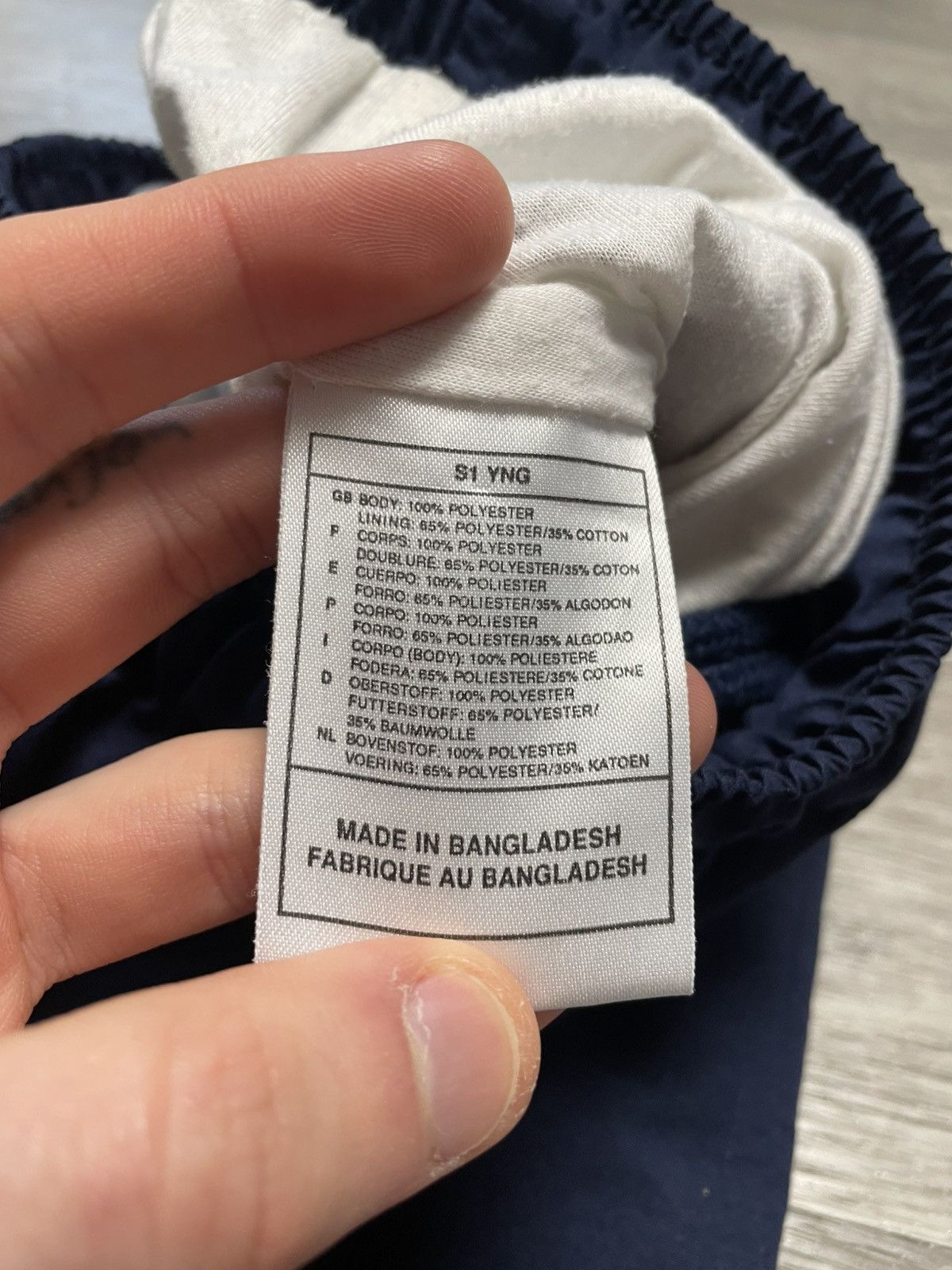 Nike Vintage Nike Navy Blue Parachute Pants Drill Y2K Size US 32 / EU 48 - 14 Thumbnail