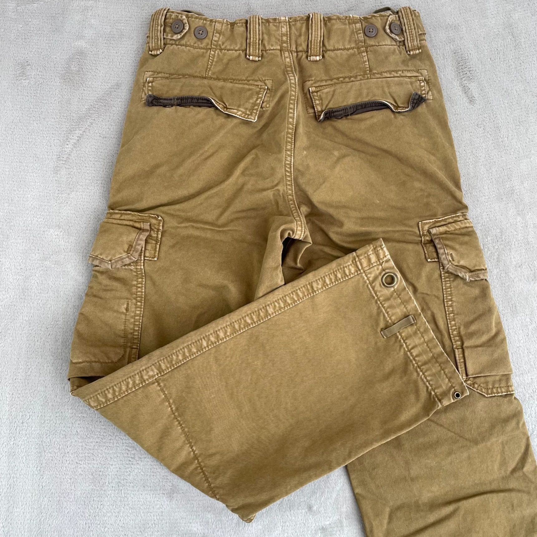 Gap VINTAGE GAP Cargo Pants Men 30x30 Brown Paratrooper Baggy Military Adjustable Waist Pants Mens Cargo Brown 30x30 Vintage GAP Size US 30 / EU 46 - 5 Thumbnail