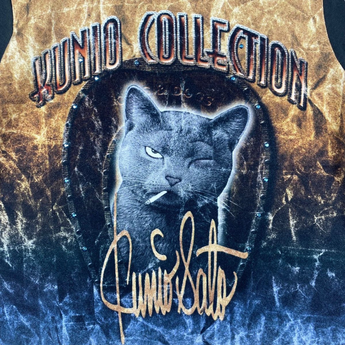Le Grande Bleu (L.G.B.) Vintage KUNIO SATO Collection Fullprint Graphic Tee Shirt Size M / US 6-8 / IT 42-44 - 2 Thumbnail