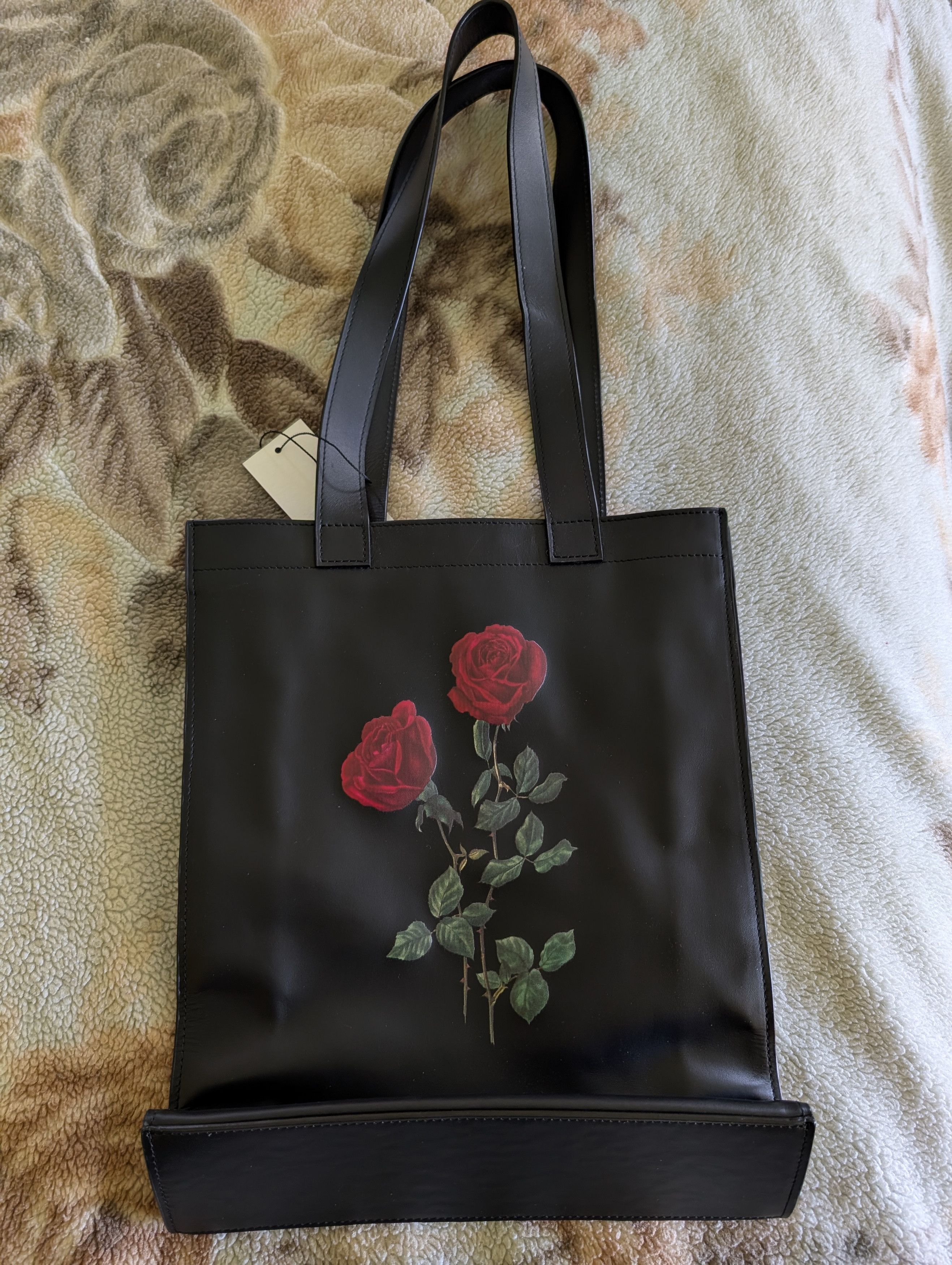 Ernest W. Baker Ernest W. Baker Black Leather Tote Bag | Grailed
