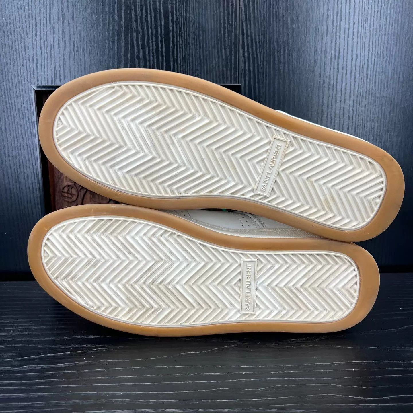 Yves Saint Laurent YSL SL/61 White 42 Like New With Box & Accs Size US 9 / EU 42 - 7 Thumbnail