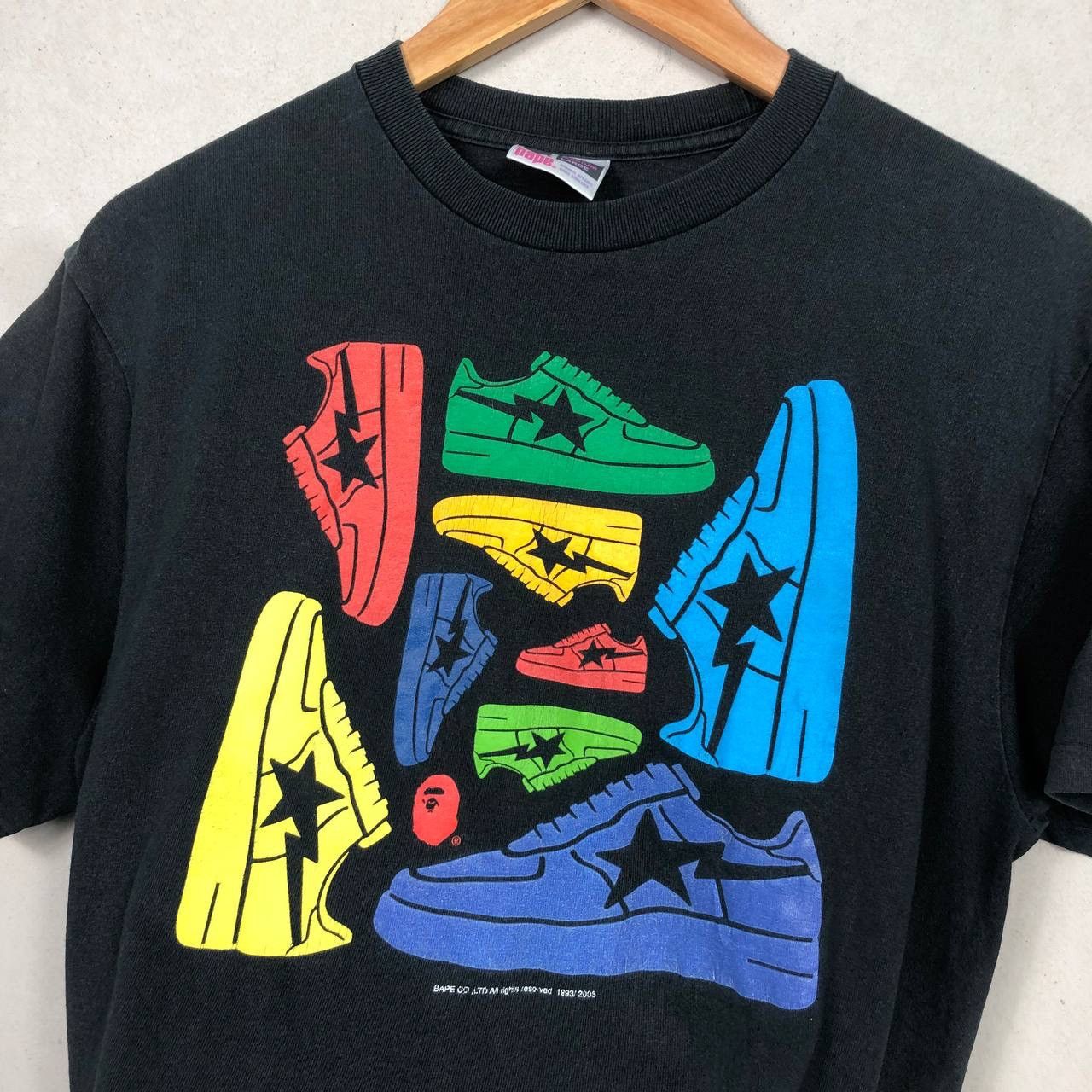 Bape Multi Bape Sta Tee (2005) Size US M / EU 48-50 / 2 - 3 Thumbnail