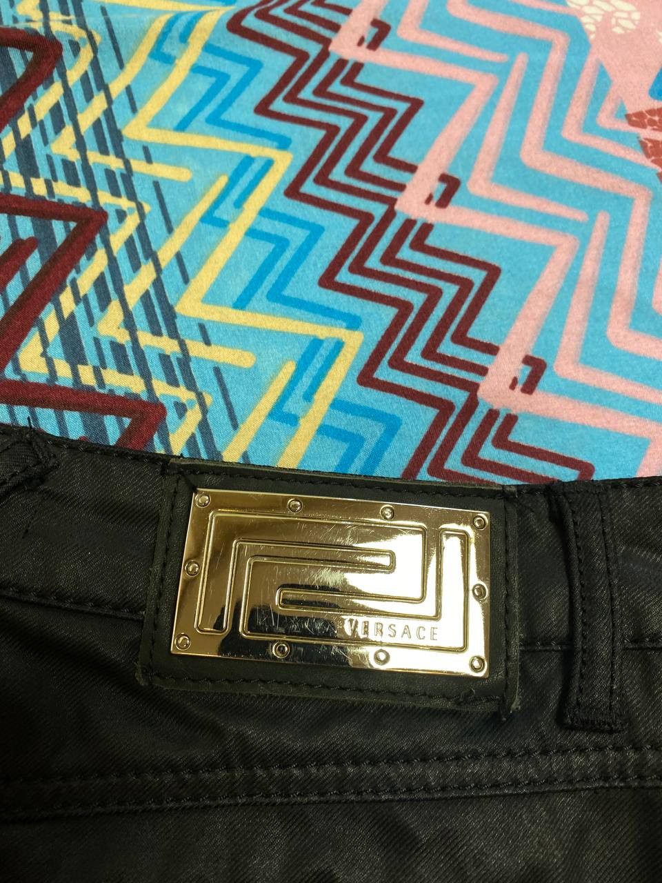 Versace Rare Vintage 90s Gianni Versace Corduroy Midi Skirt Size 31" - 20 Thumbnail