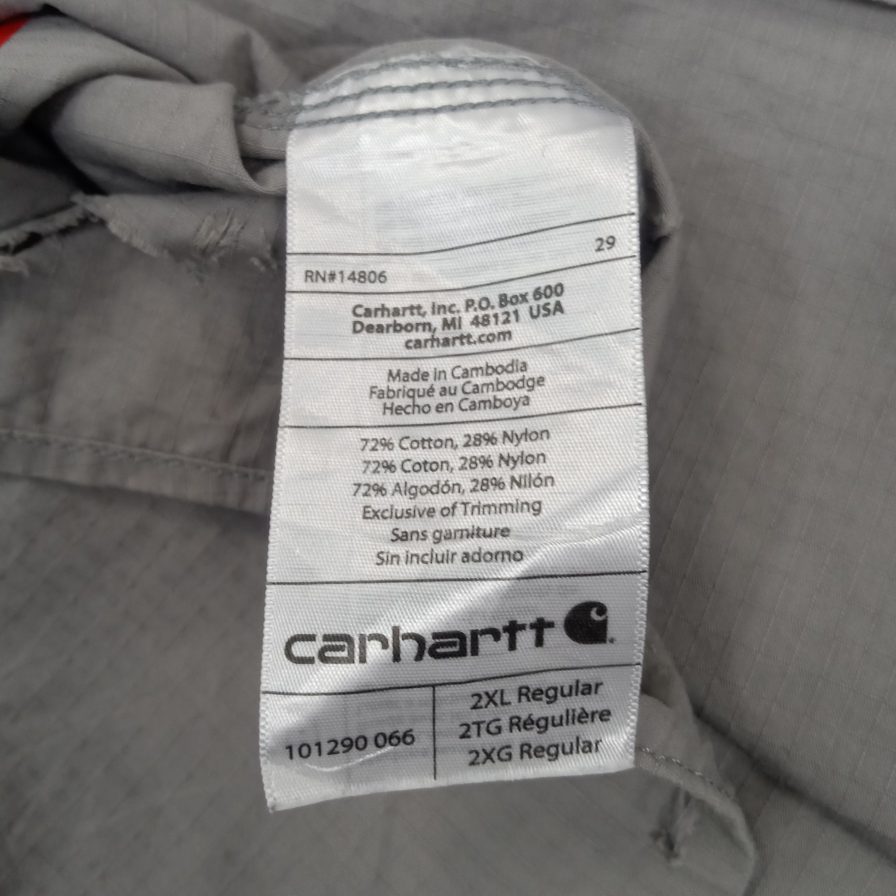 Carhartt × Vintage Carhartt Force Button Long Sleeve Shirt Size US XXL / EU 58 / 5 - 9 Thumbnail