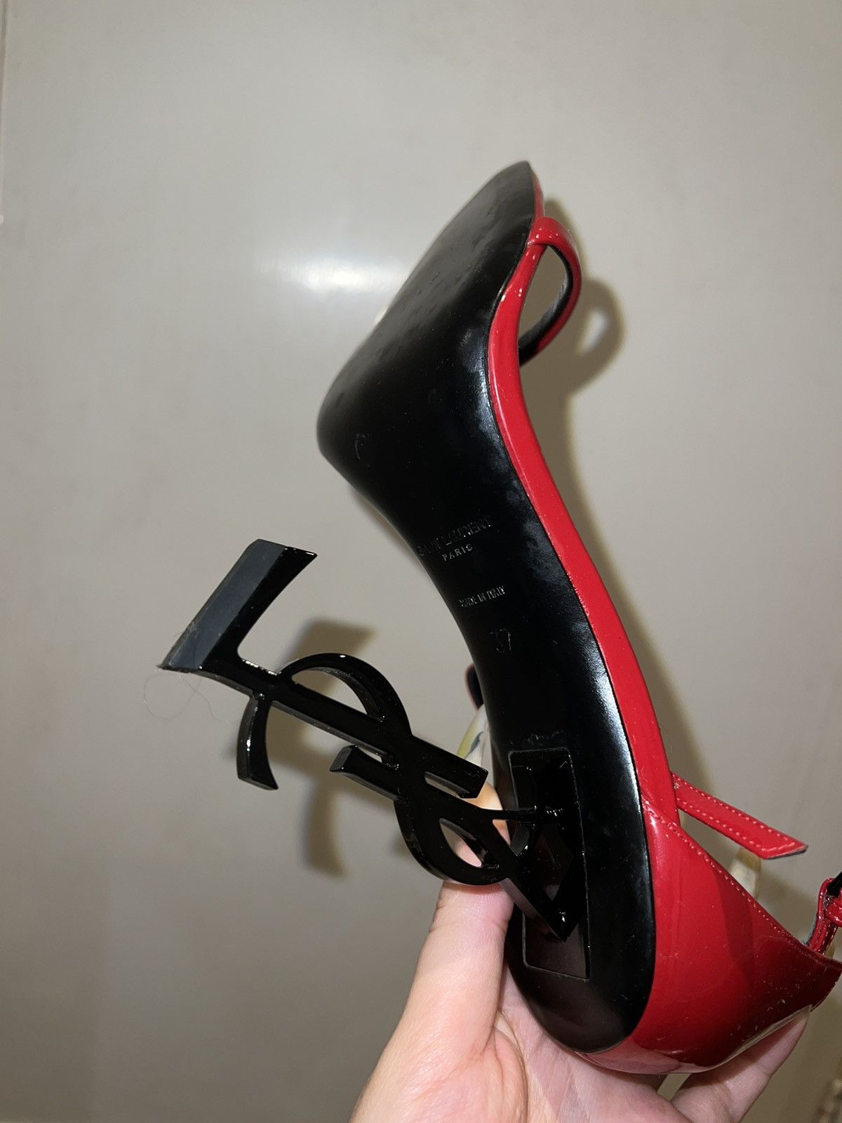 Yves Saint Laurent SAINT LAURENT OPYUM SANDALS Size US 7 / IT 37 - 12 Thumbnail