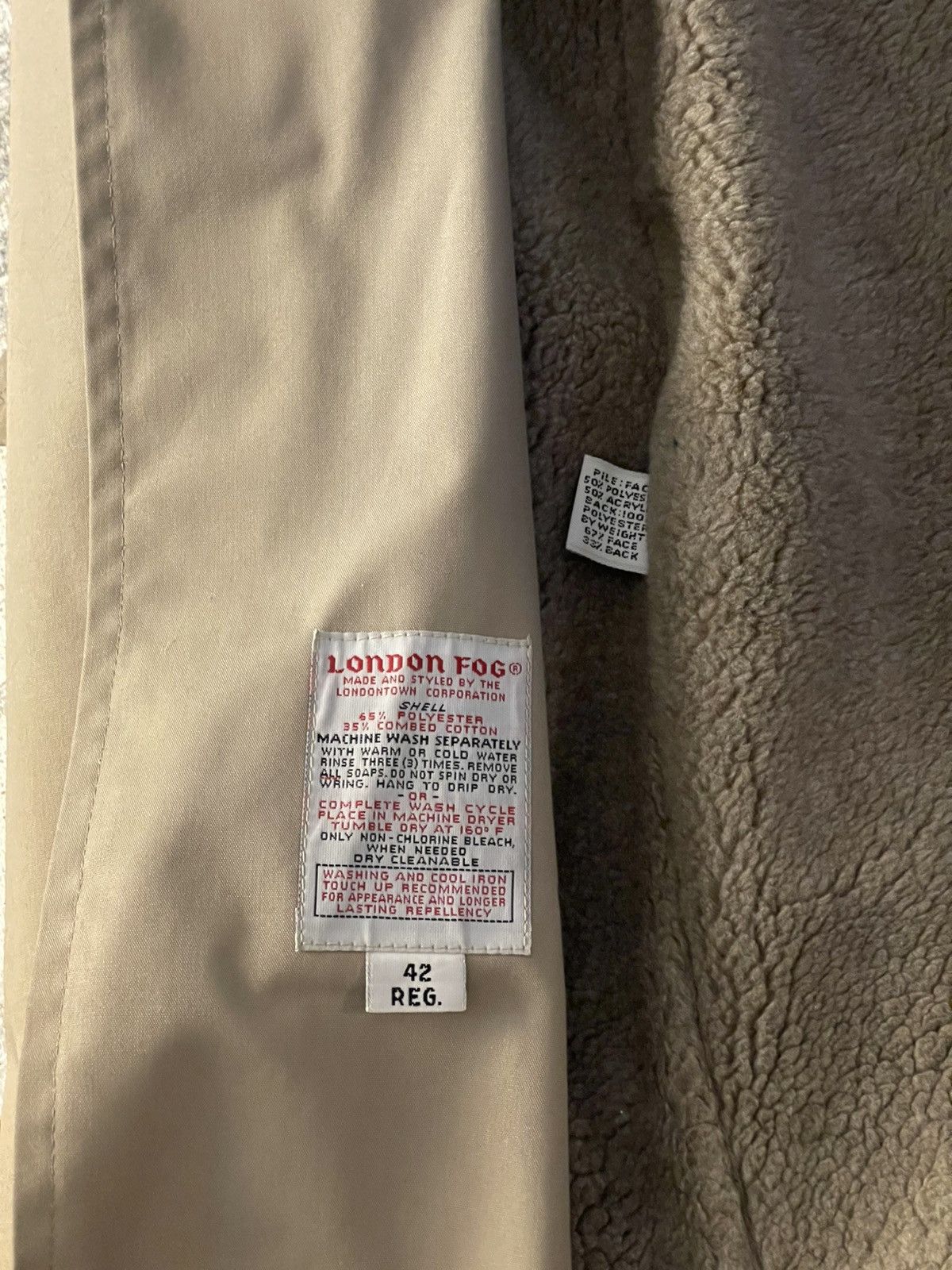 London Fog London Fog Trench Beige 42r Vintage Size US XS / EU 42 / 0 - 5 Thumbnail