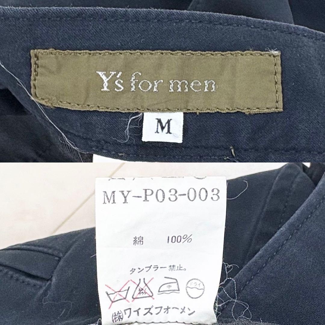 Yohji Yamamoto Yohji Yamamoto Y's for men's 90s Gabardine Slacks Navy M Size US 30 / EU 46 - 7 Thumbnail