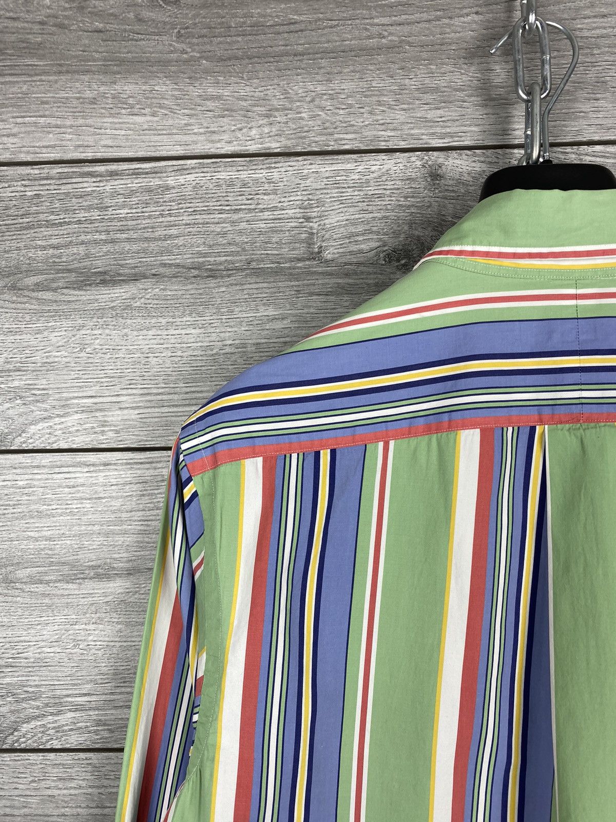 Polo Ralph Lauren Mens Vintage Polo Ralph Lauren Striped Shirt Button Up Size US M / EU 48-50 / 2 - 16 Thumbnail