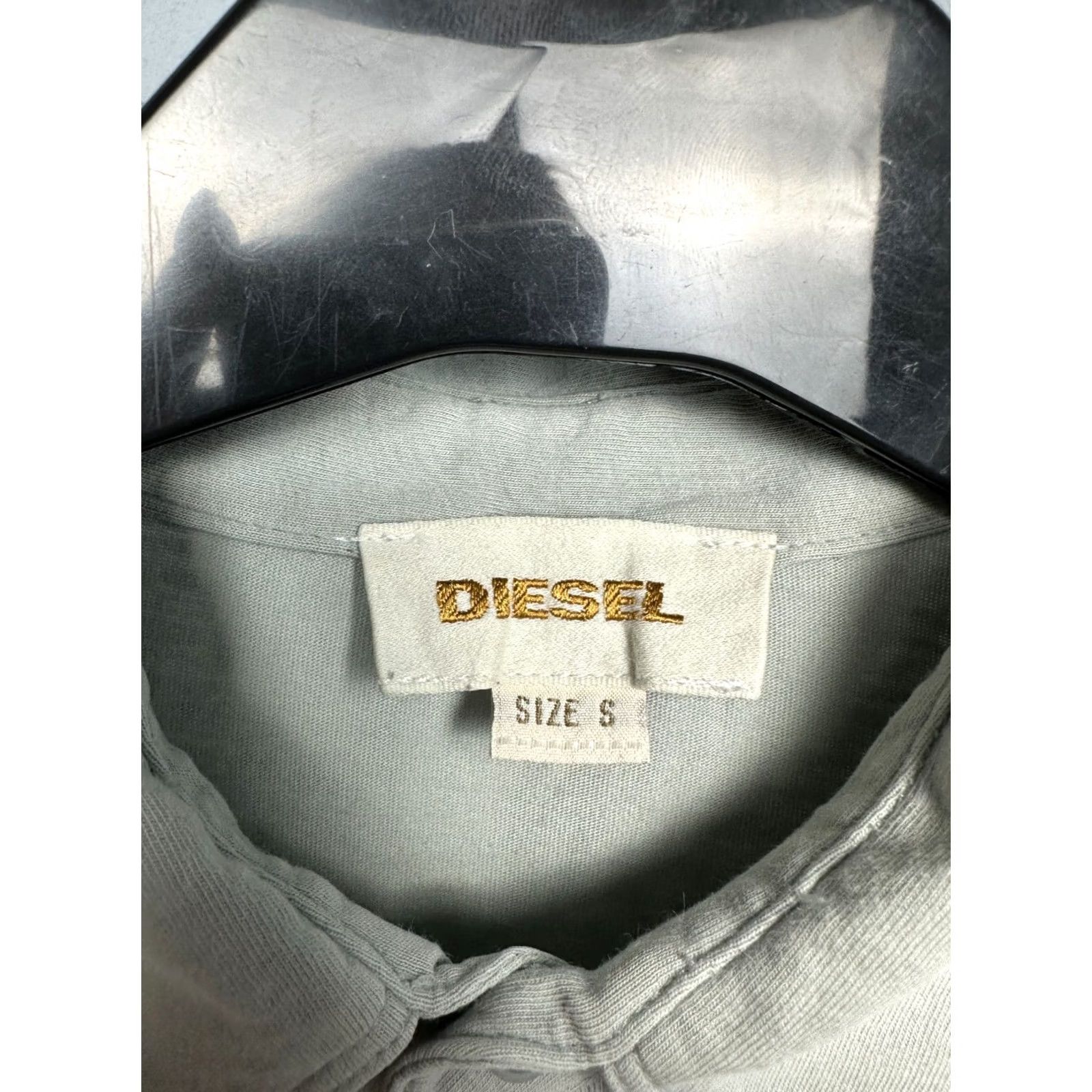 Diesel Diesel Shirt Mens Polo XS S Gray Punk Logo Vintage Polo Shirt Size US S / EU 44-46 / 1 - 4 Thumbnail