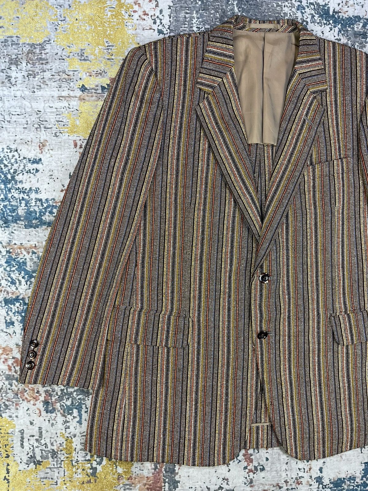 DORMUEIL Luxury Cloth Rainbow Tweed Blazer