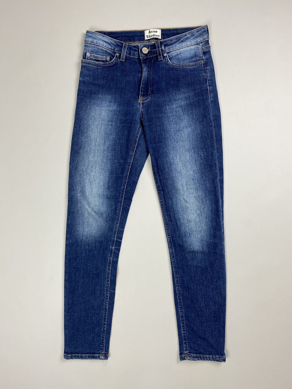 Acne Studios Skin Used Blue ladies denim jeans