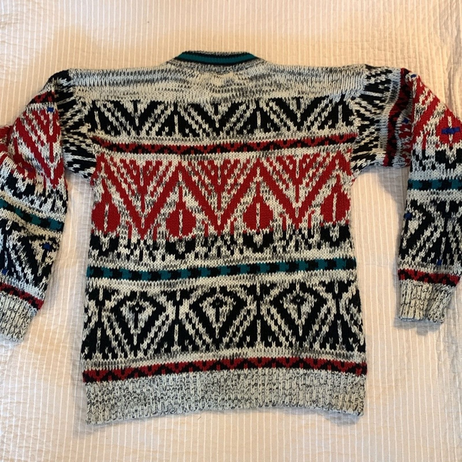 Botany 500 80's Botany 500 aztec tribal ethnic pullover sweater Size US M / EU 48-50 / 2 - 7 Thumbnail
