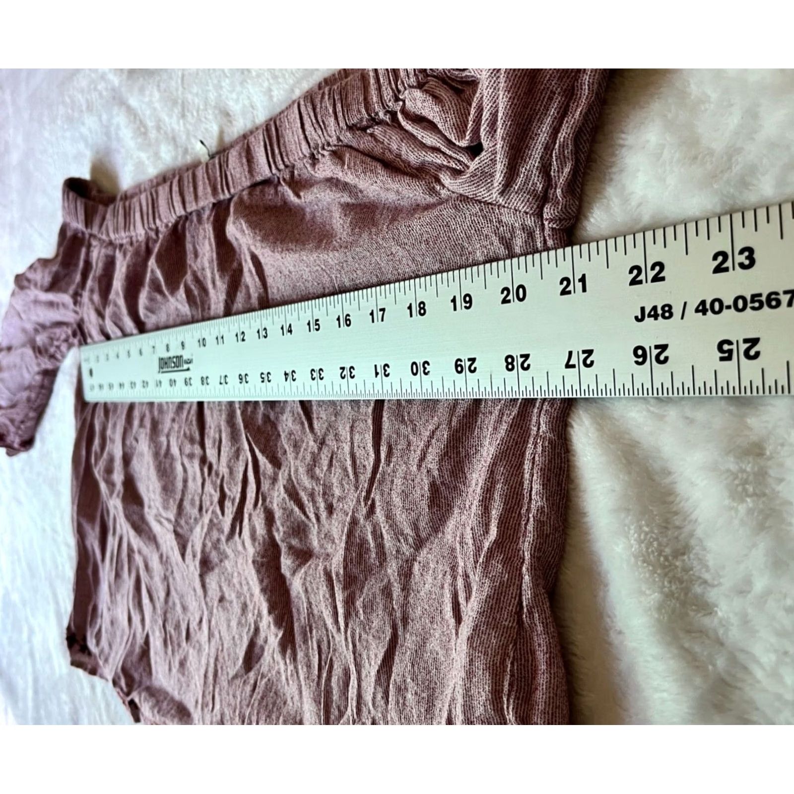 Lucky Brand Lucky Brand Womens Pink Boho Embroidered Bell Sleeve Off Shoulder Top Medium Size M / US 6-8 / IT 42-44 - 5 Thumbnail