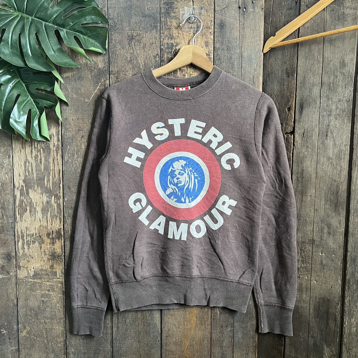image of Vintage Hysteric Glamour Crewneck in Brown, Women's (Size Small)