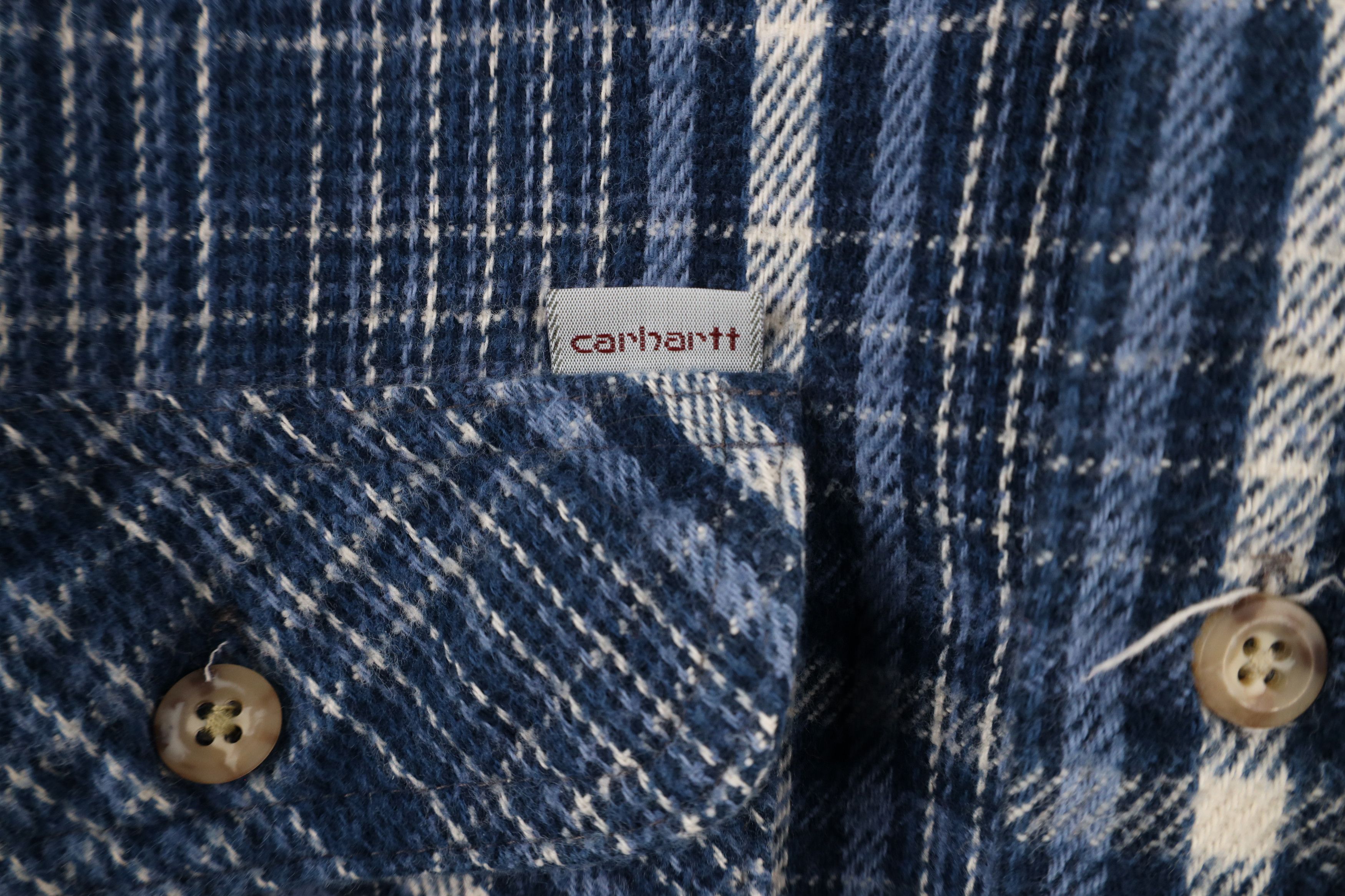 Carhartt × Vintage Vintage 90s Carhartt Heavyweight Flannel Button Shirt USA Size US XXL / EU 58 / 5 - 4 Thumbnail